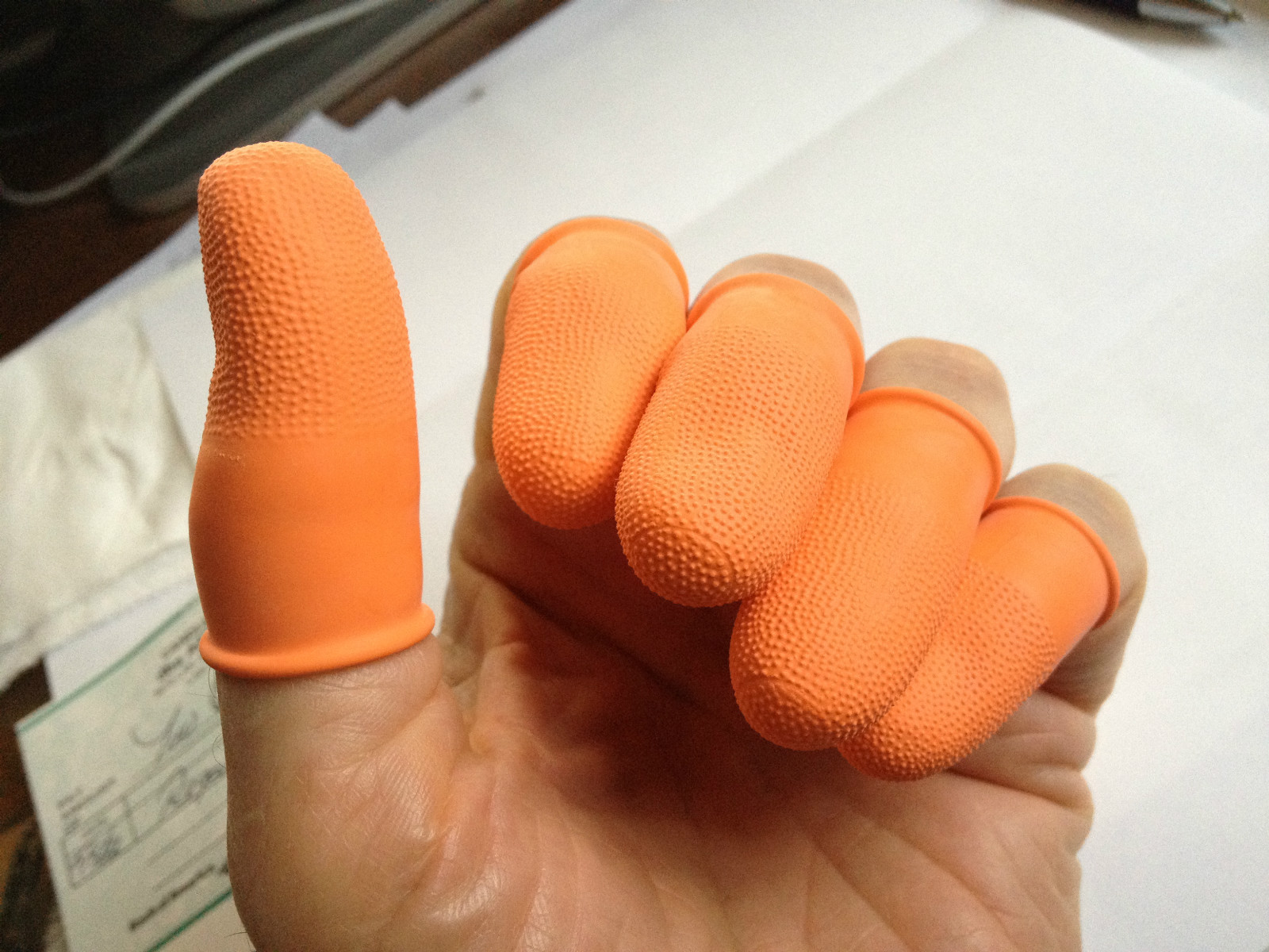 12 Finger Protectors , Reusable