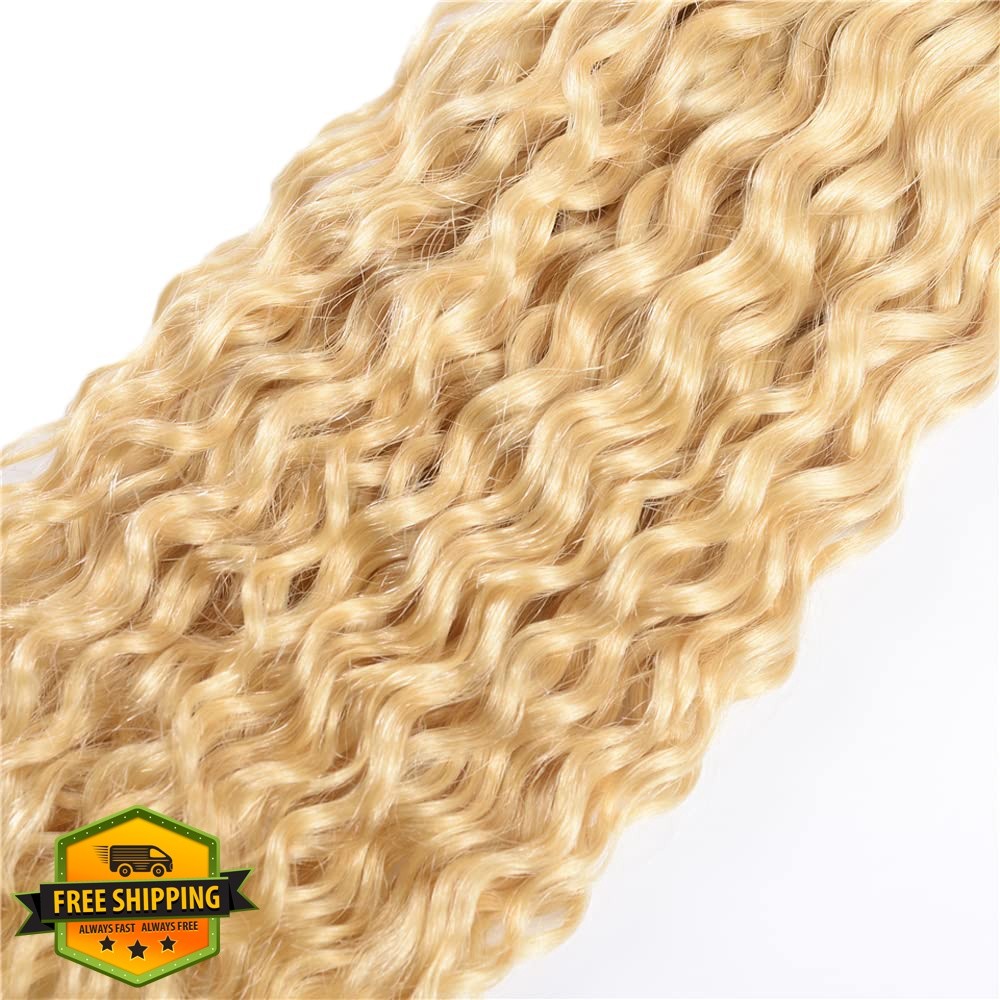FuivJuix #613 Blonde Water Wave Bundles 34″ 50g