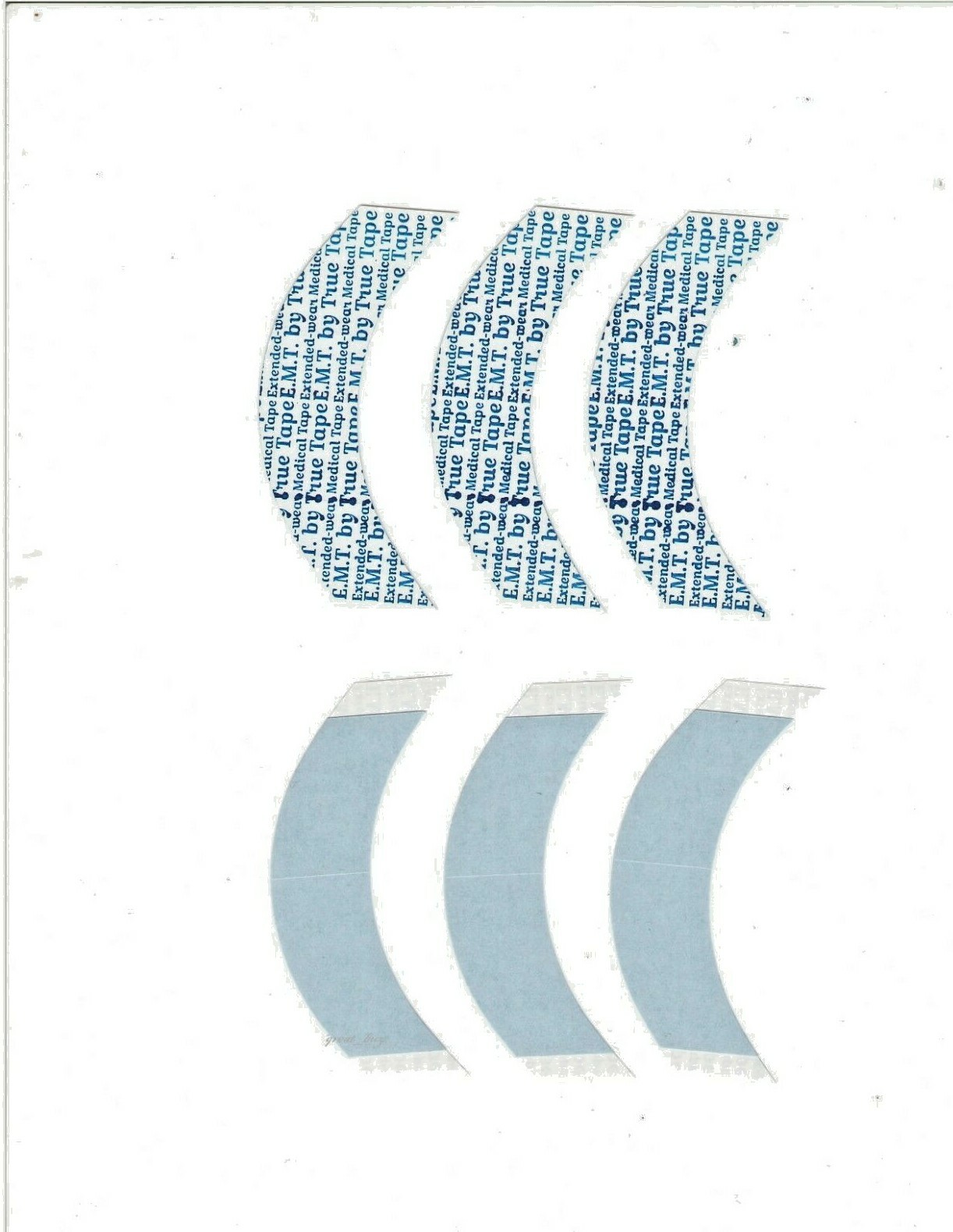 Extended Medical Tape (E.M.T.) Contour “CC”_36 Pc/ pack 108 Pcs_Lace Wig System.