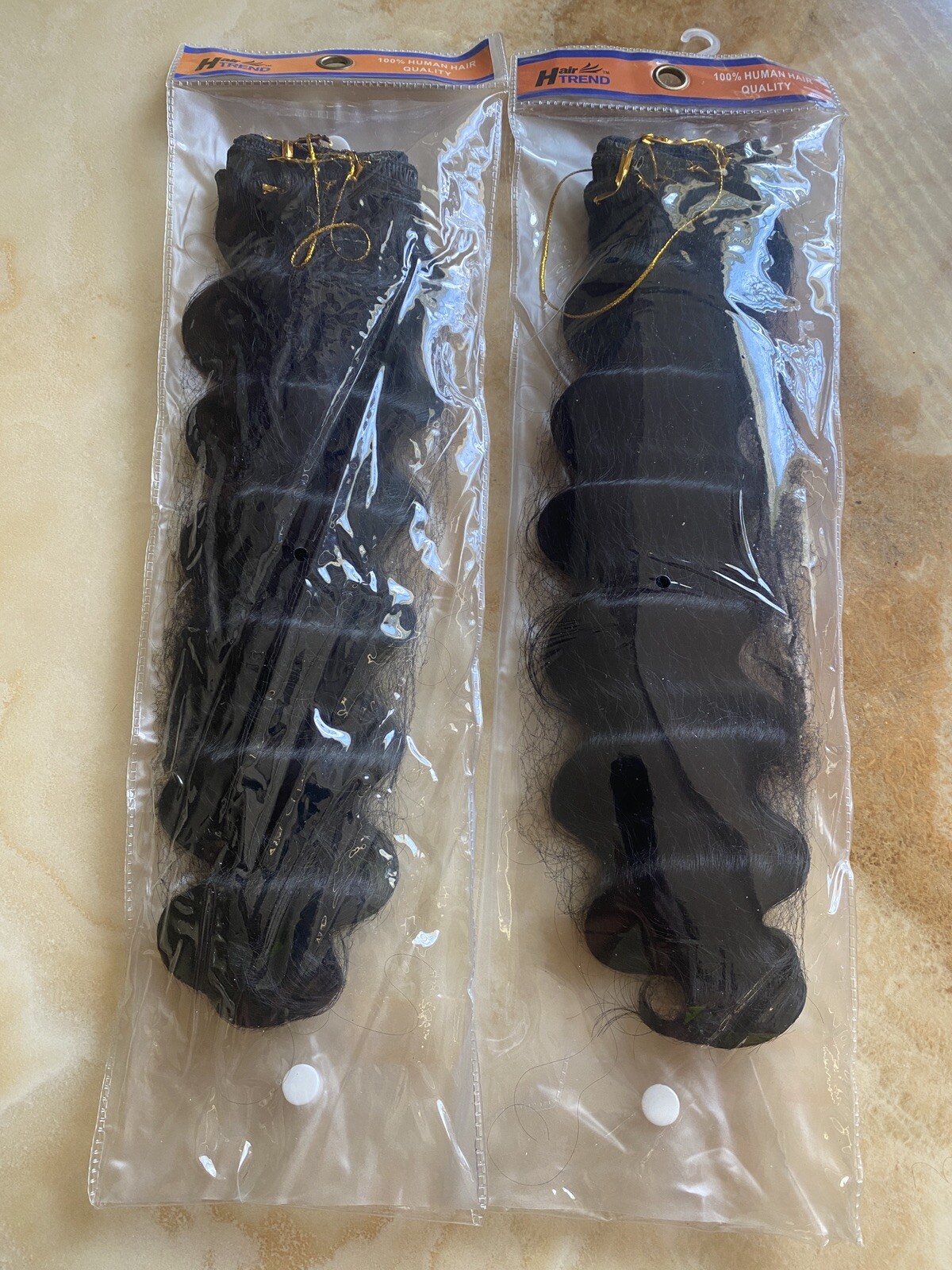 HAIRTREND QUALITY SYNTETHIC RIPPLE DEEP WAVE HAIR “16”INCH LOT 2 COLOR 1B