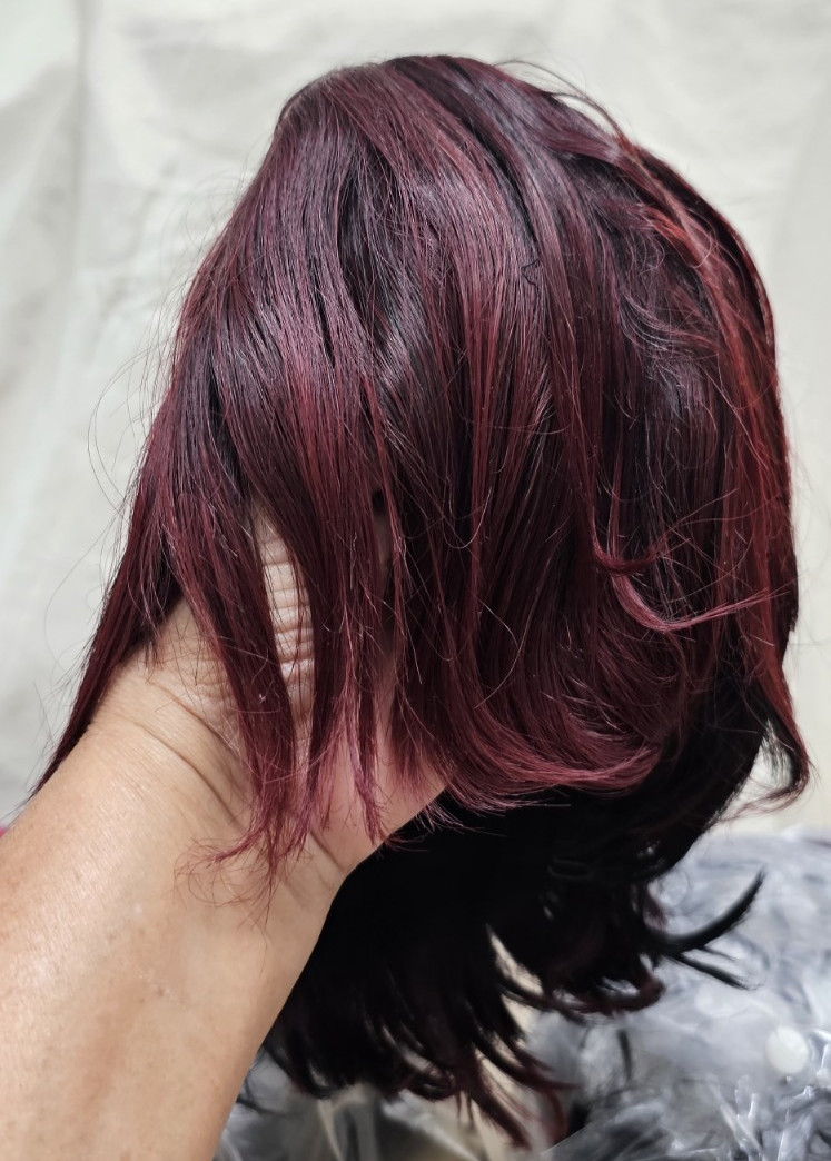 Set of 5 Mayde Beauty Synthetic Wigs Honey Blonde Burgundy Brunette Bundle Set 5
