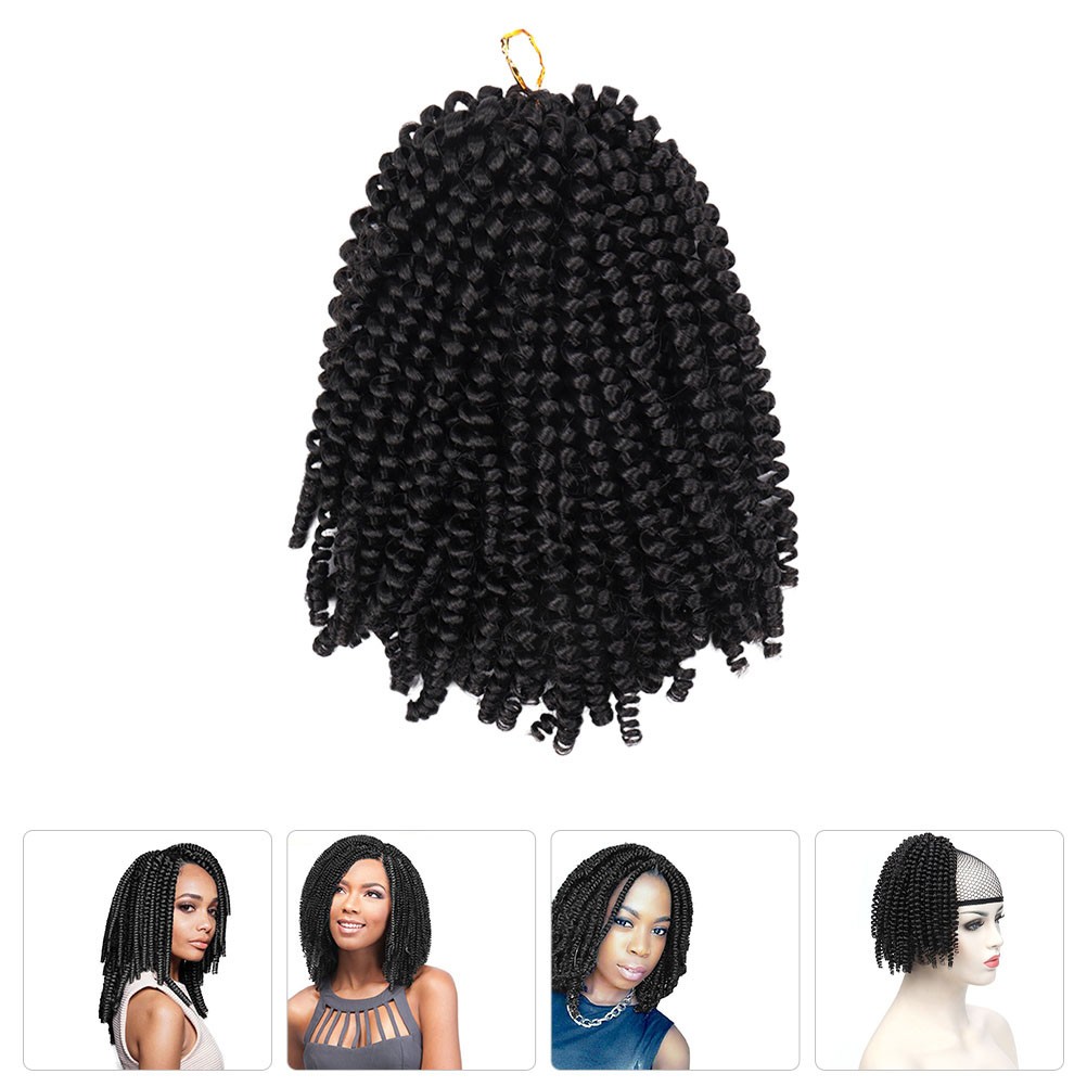 1Pcs Reusable Black Braid Wig Fashion Women Hairpiece Daily Wear