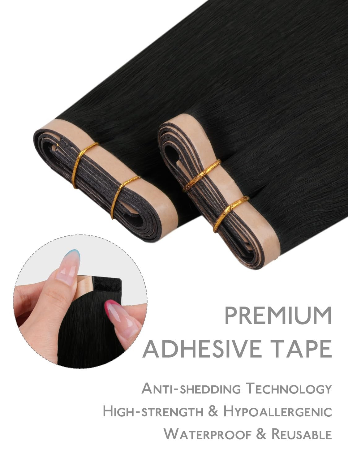 Wennalife Multi-Piece Tape In Hair Extensions Human Hair Tape Weft Hair
