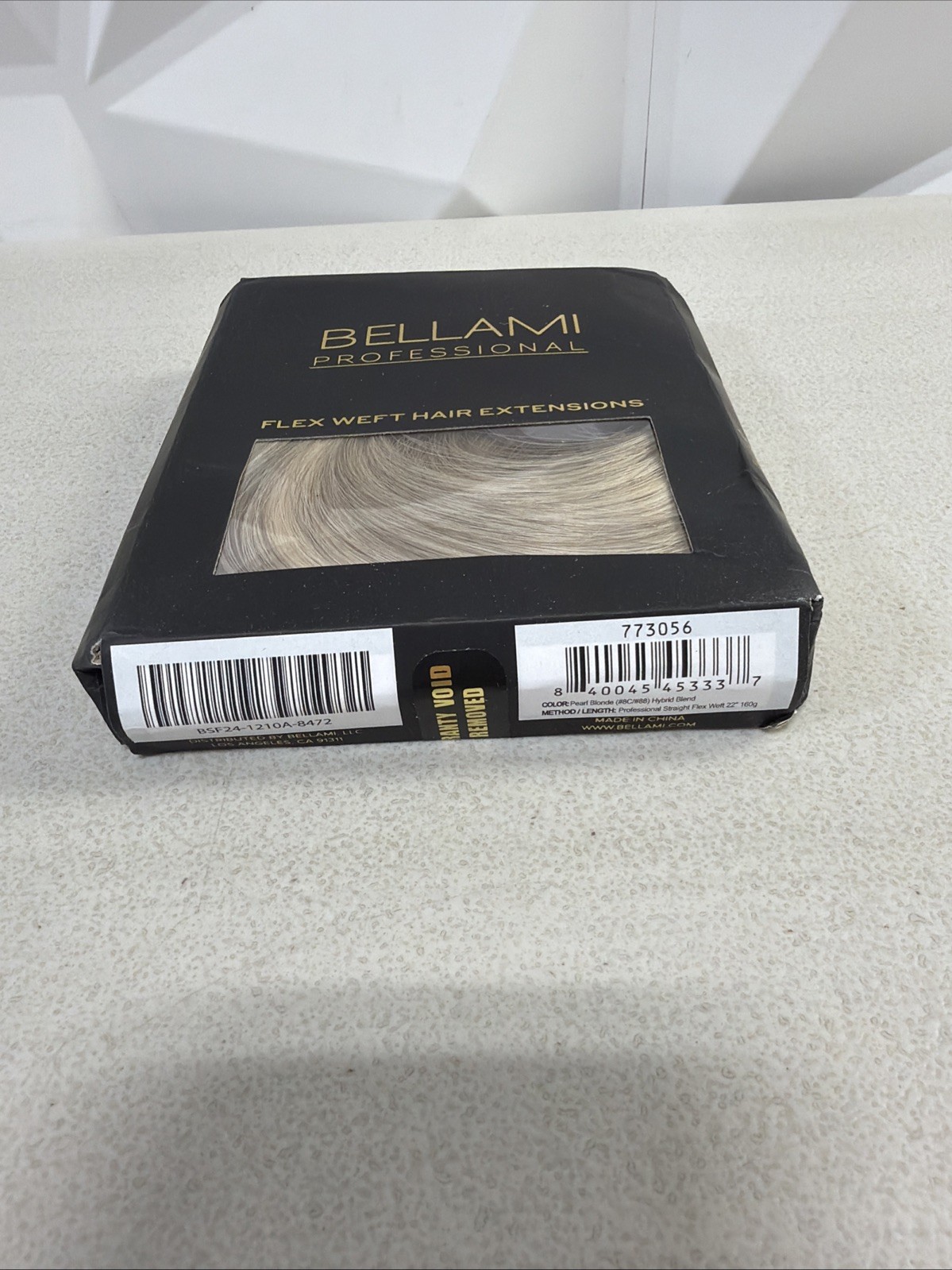 BELLAMI PEARL BLONDE #8C/88 HYBRID STRAIGHT FLEX WEFT 22in 160g