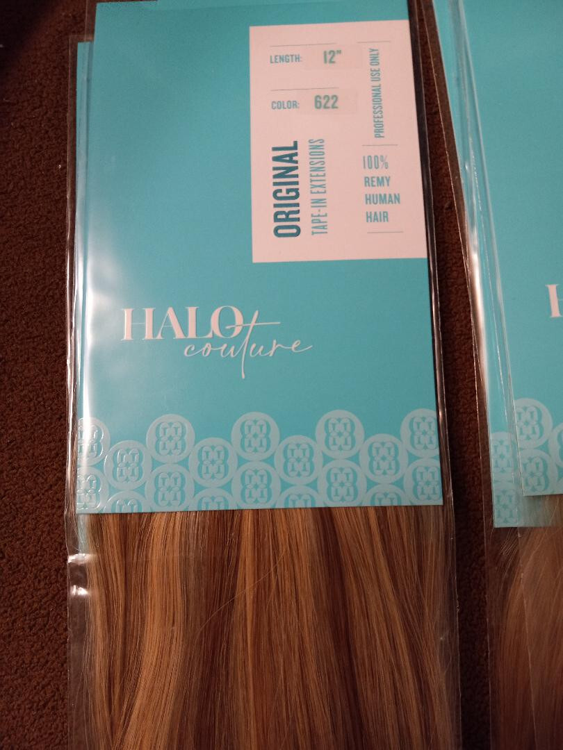Halo Couture 12″ Professional Tape In Hair Extensions Color 622