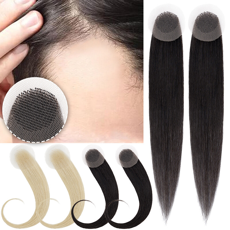 100% Human Hair Patch, Full Thin Skin Base Cover-up One Pieces for Hair Loss