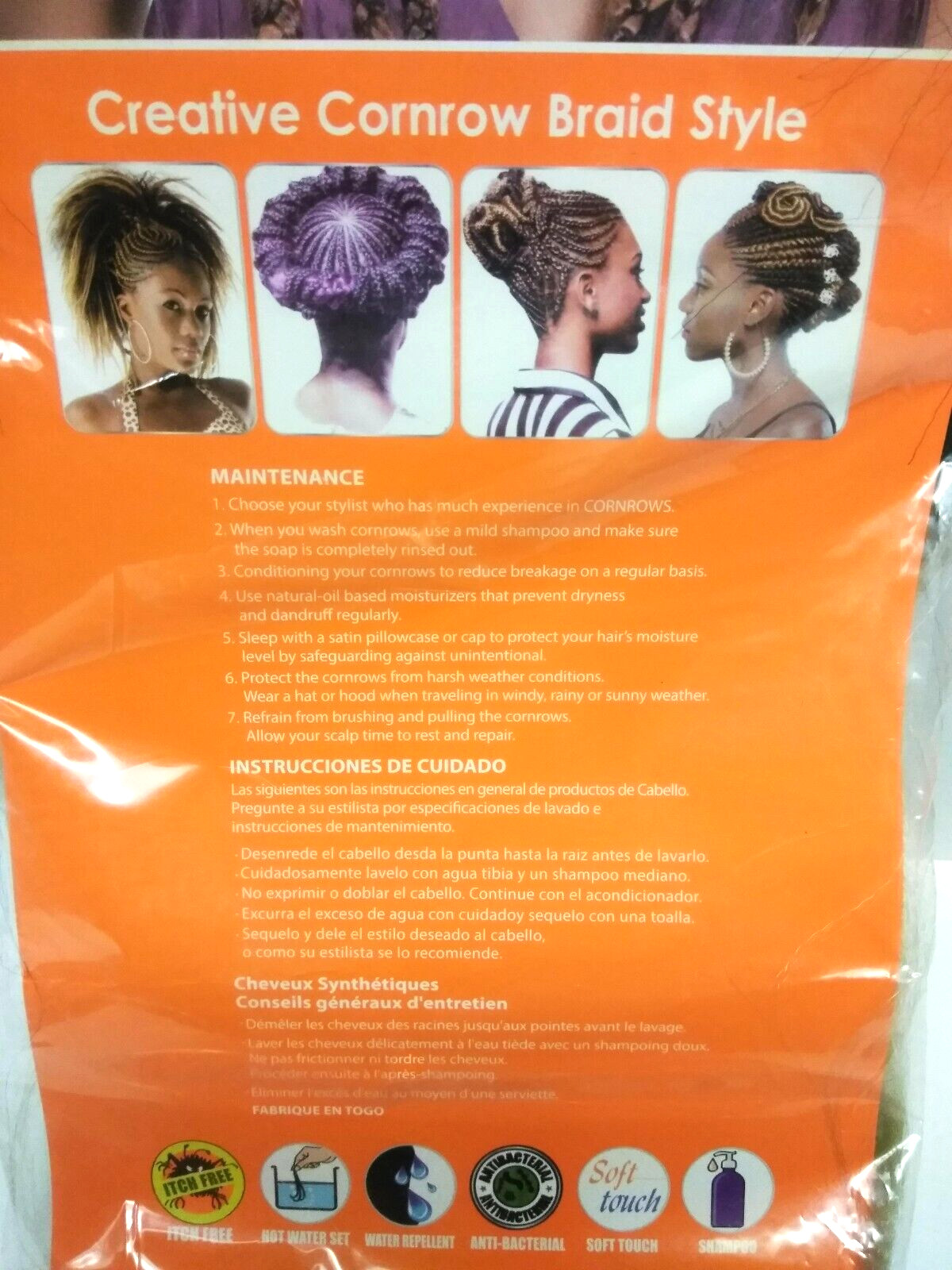 X-Pression 3x Ghana Pre-Stretched 50” Braiding Hair 100% Kanekalon 3-Pack T18613