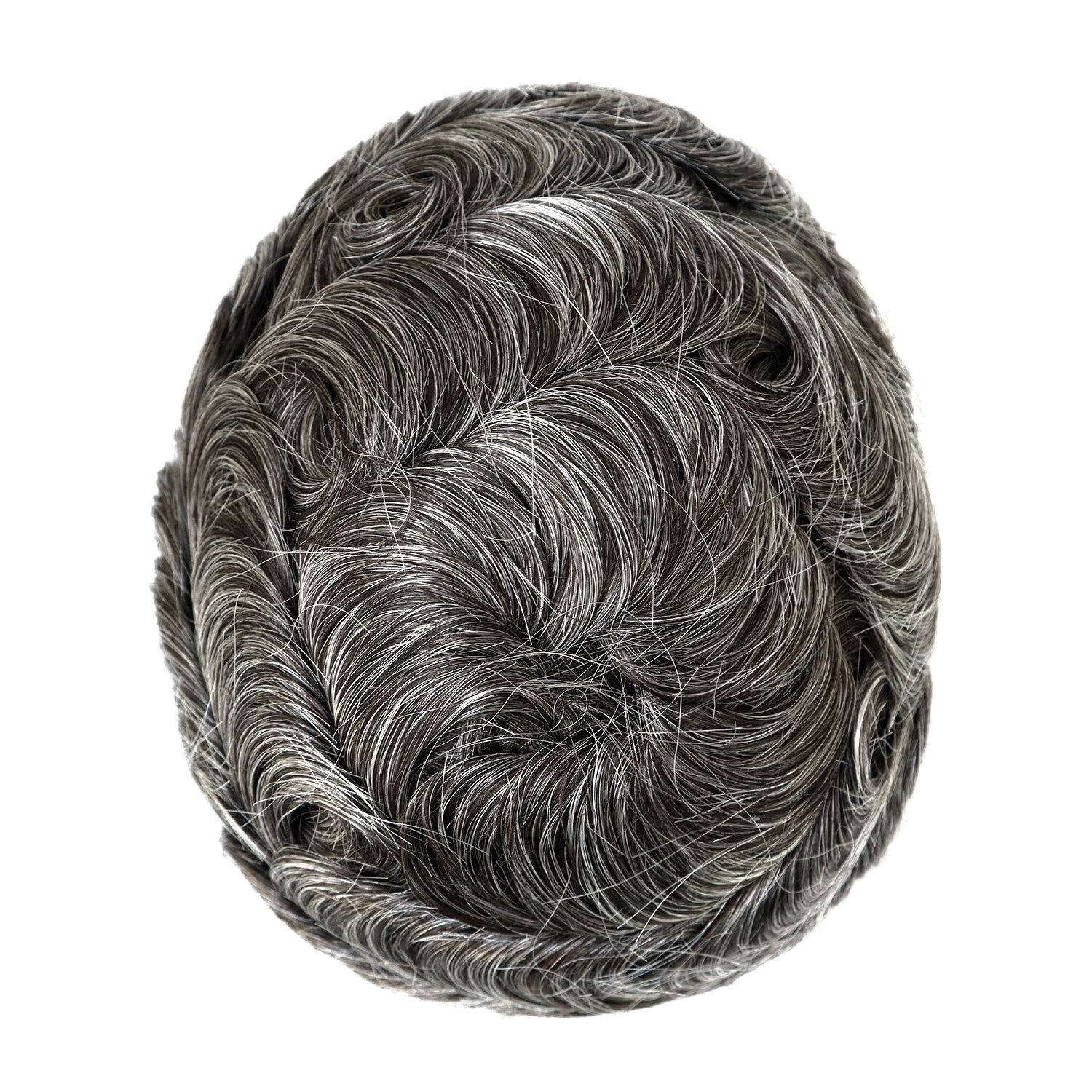 Mens Toupee Human Hair Systems Hair Replacement French Lace Front Hairpiece Q6