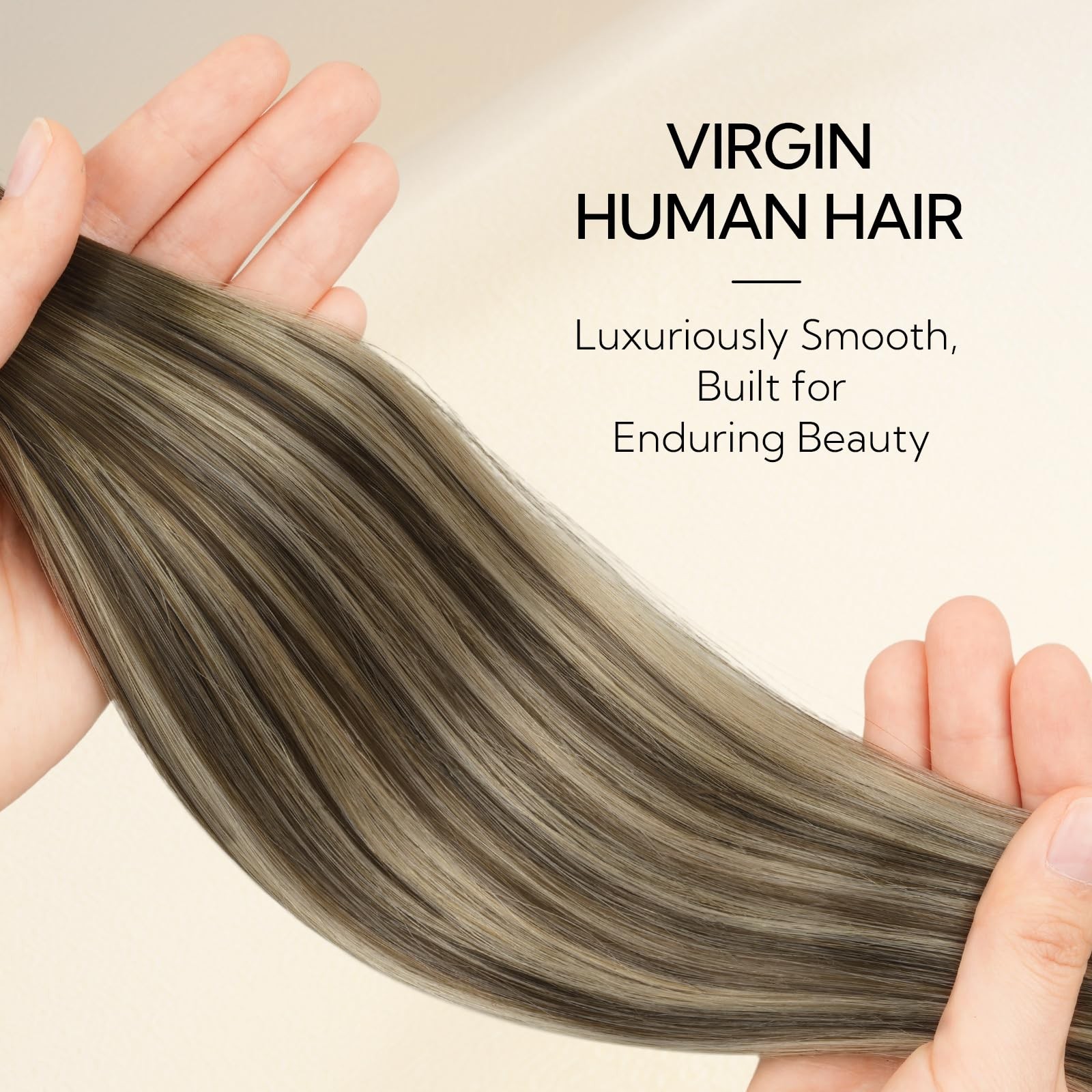 Hotbanana Invisi Edge Tape In Hair Extensions Human Hair 16Inch 50G 20Pcs