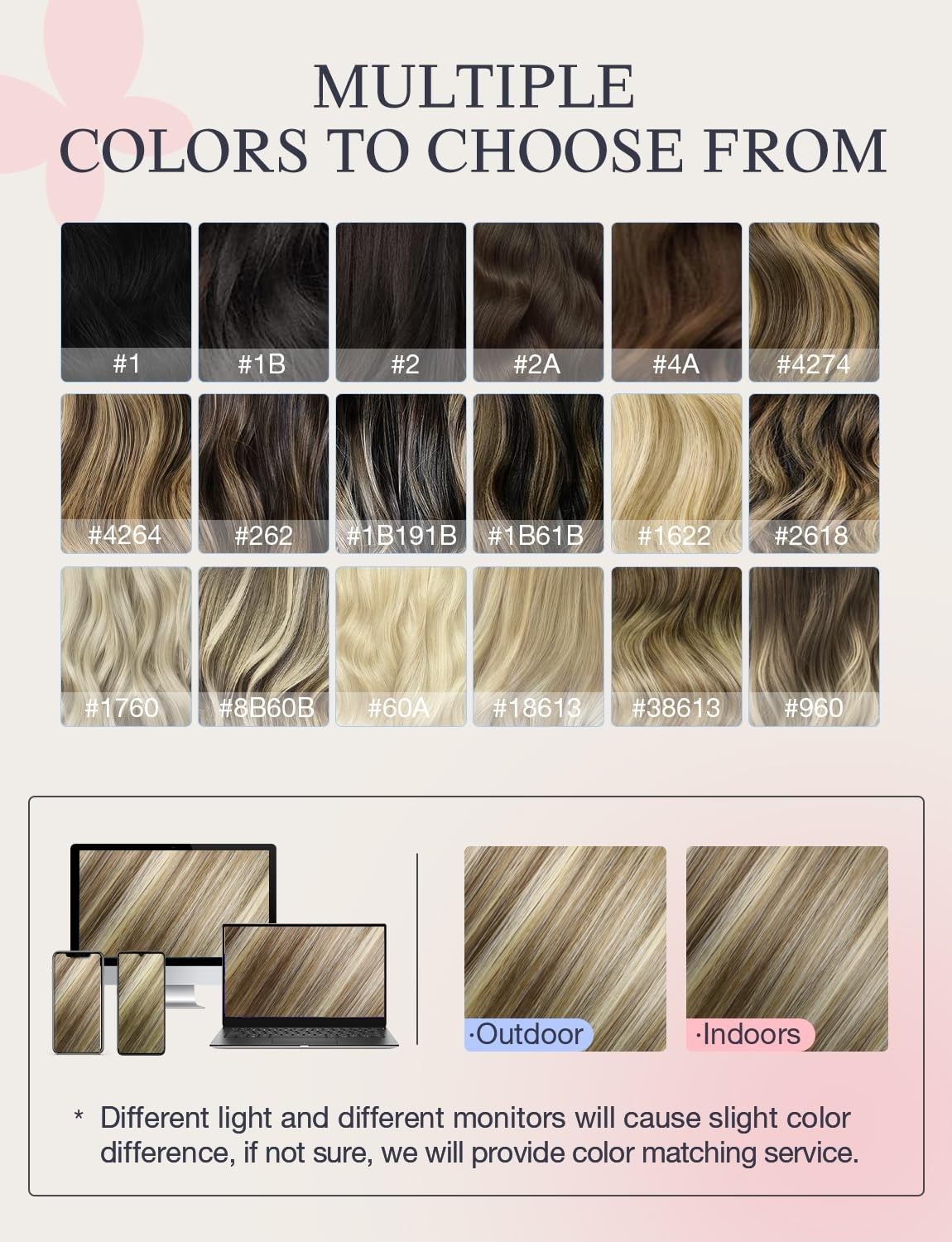 Doores Invisi Edge Human Hair Tape In Extensions Light Brown Highlighted Medium