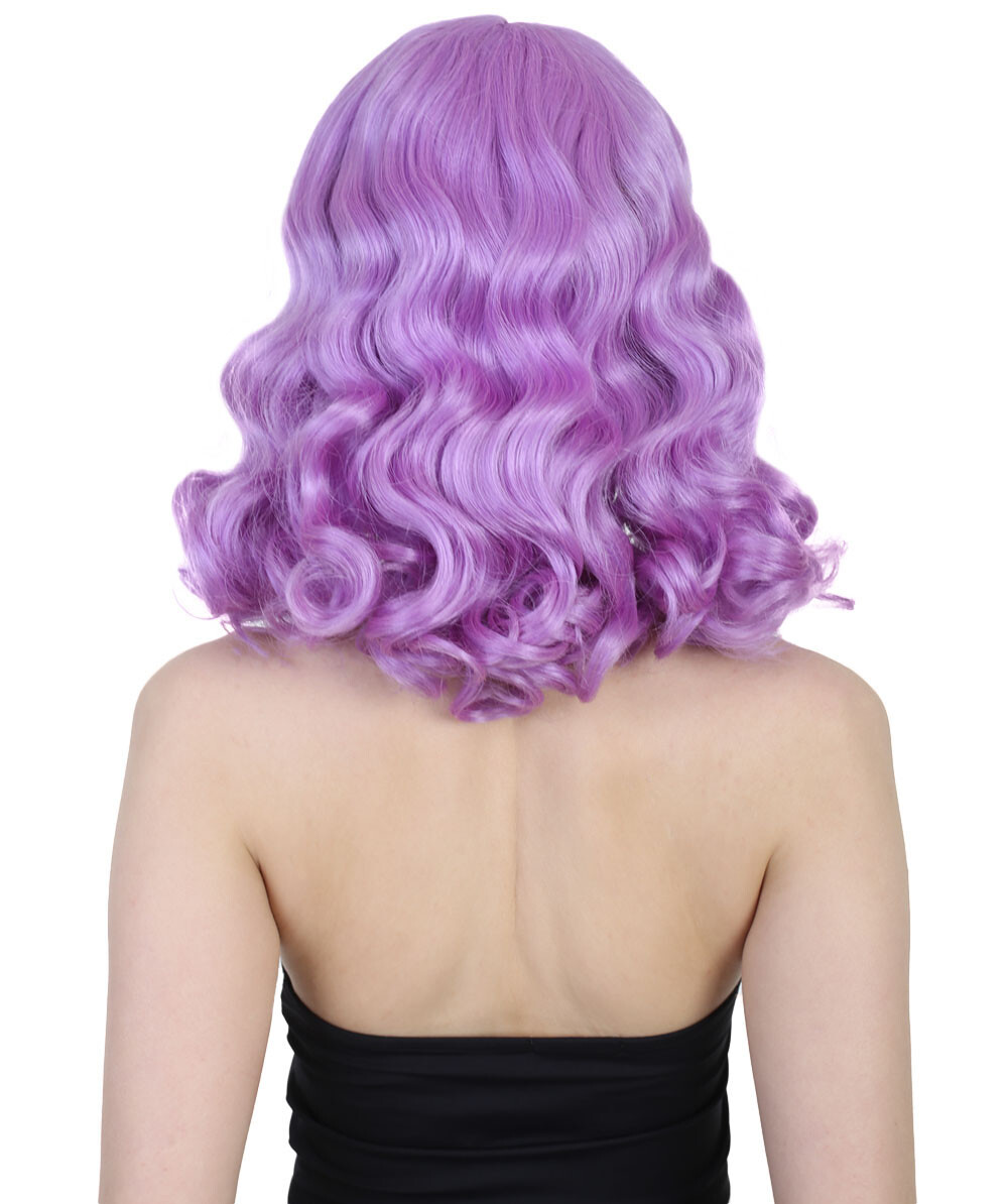 Singer Potion Wig , Purple Long Wig , Premium Breathable Capless Cap HW-166A