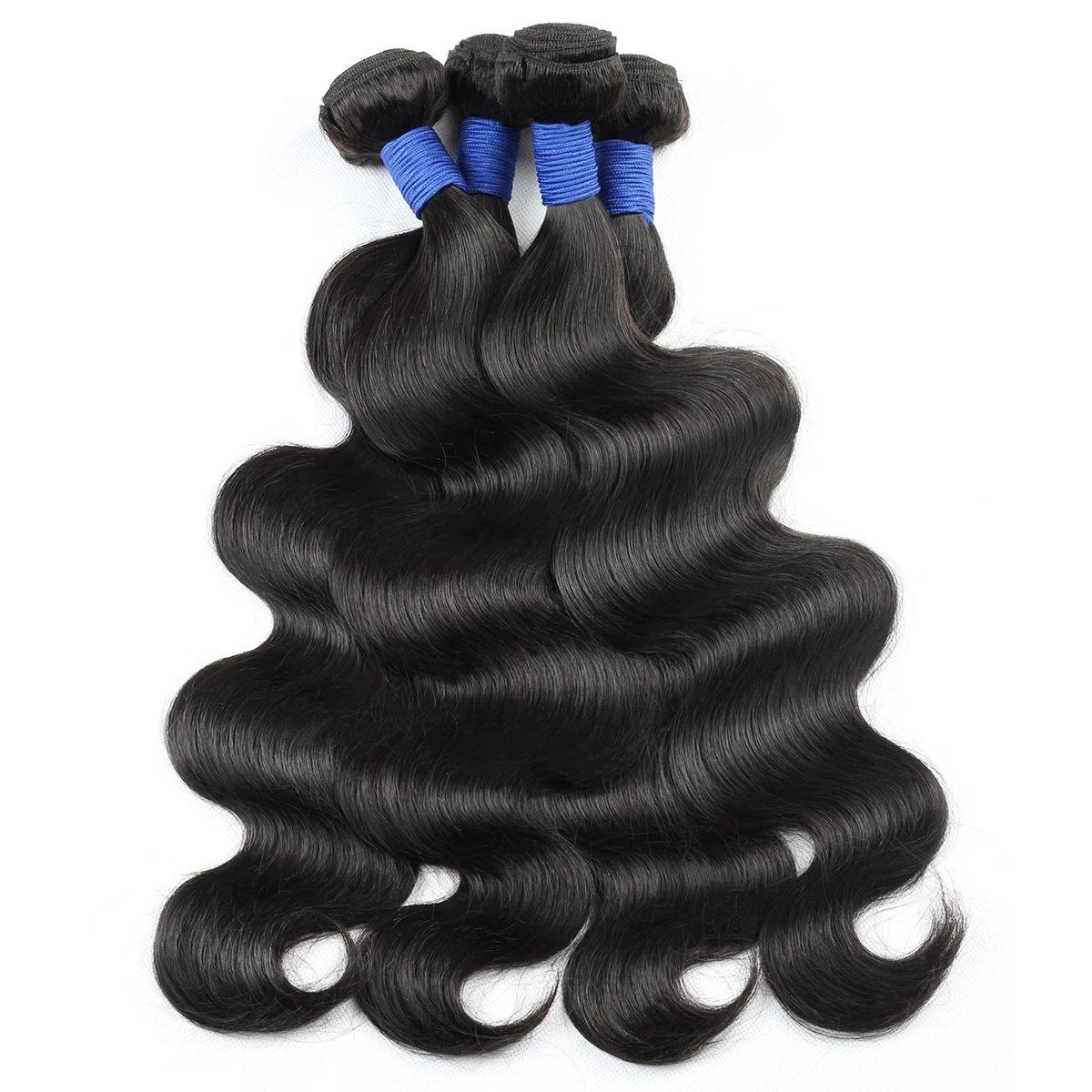38 40 Inch Body Wave 3 4 Bundles Brazilian Remy Unprocessed Human Hair Wavy