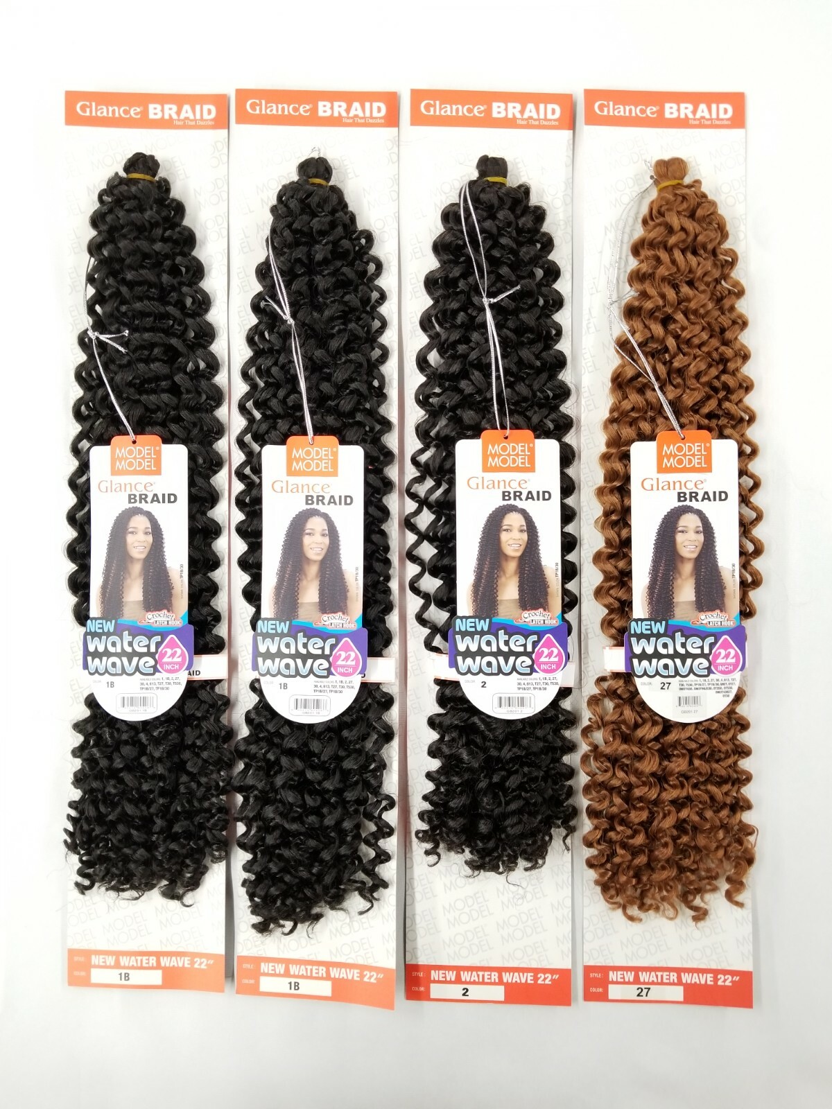 Model Model Glance Water Wave Crochet Braiding Hair