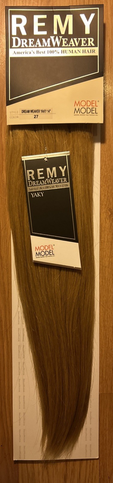 100% Human Dream Weaver Hair Extensions. 14”inch. Color #27. 1 Pack For $45