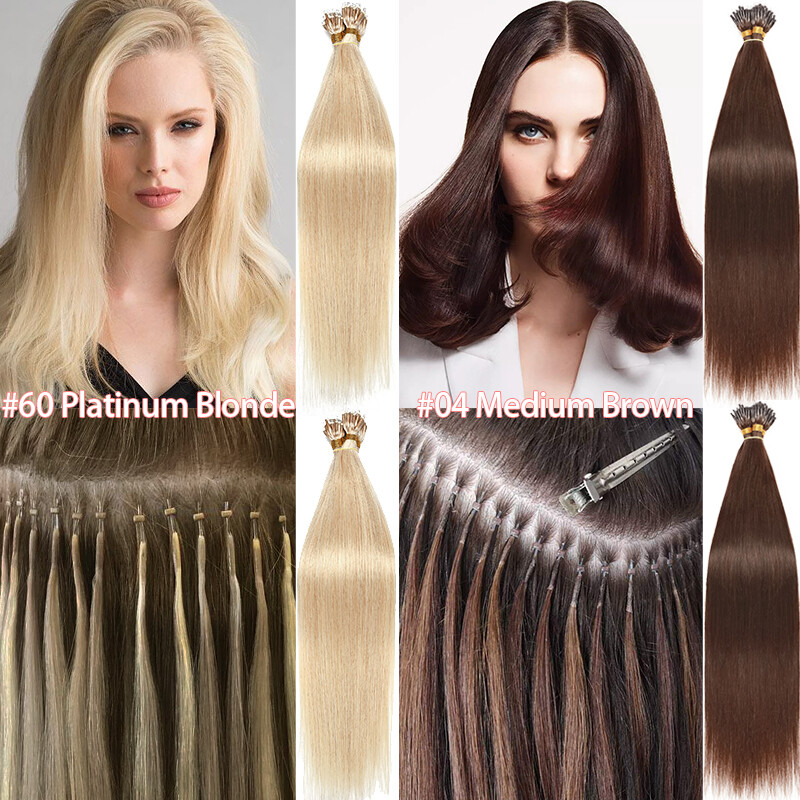 CLEARANCE Nano Ring Extensions 100% Real Remy Human Hair Thick Balayage Ombre