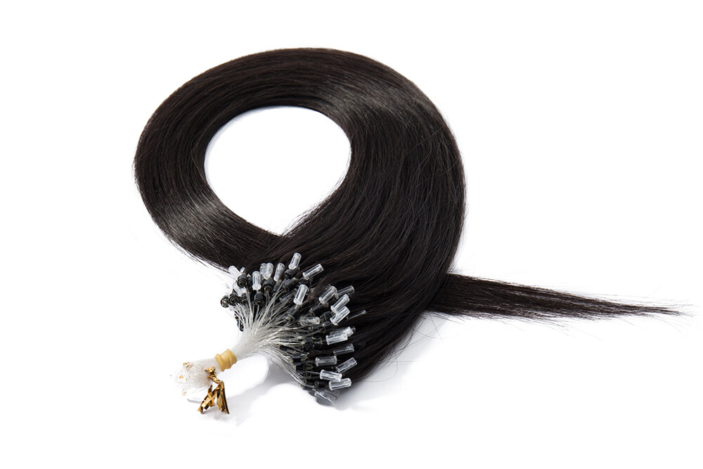 Micro Ring Human Hair Extensions Microlink Loop Beads 100% Remy Hair Highlight