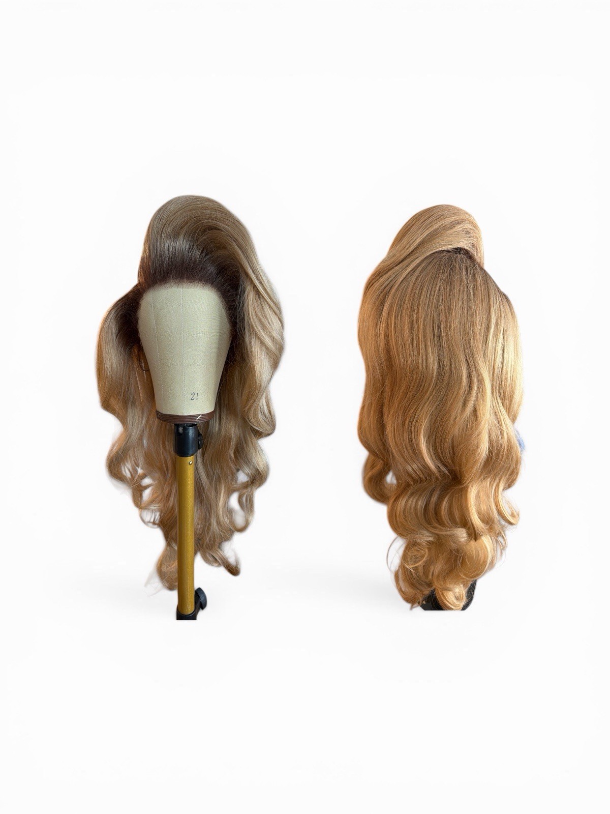 Blonde Wavy Lace Front Wig For Drag