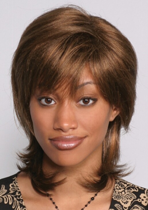 70S WOMENS STRAIGHT HAIR MID-LENGTH FACE-FRAMING LAYERED SHAG BOB WIG THORA