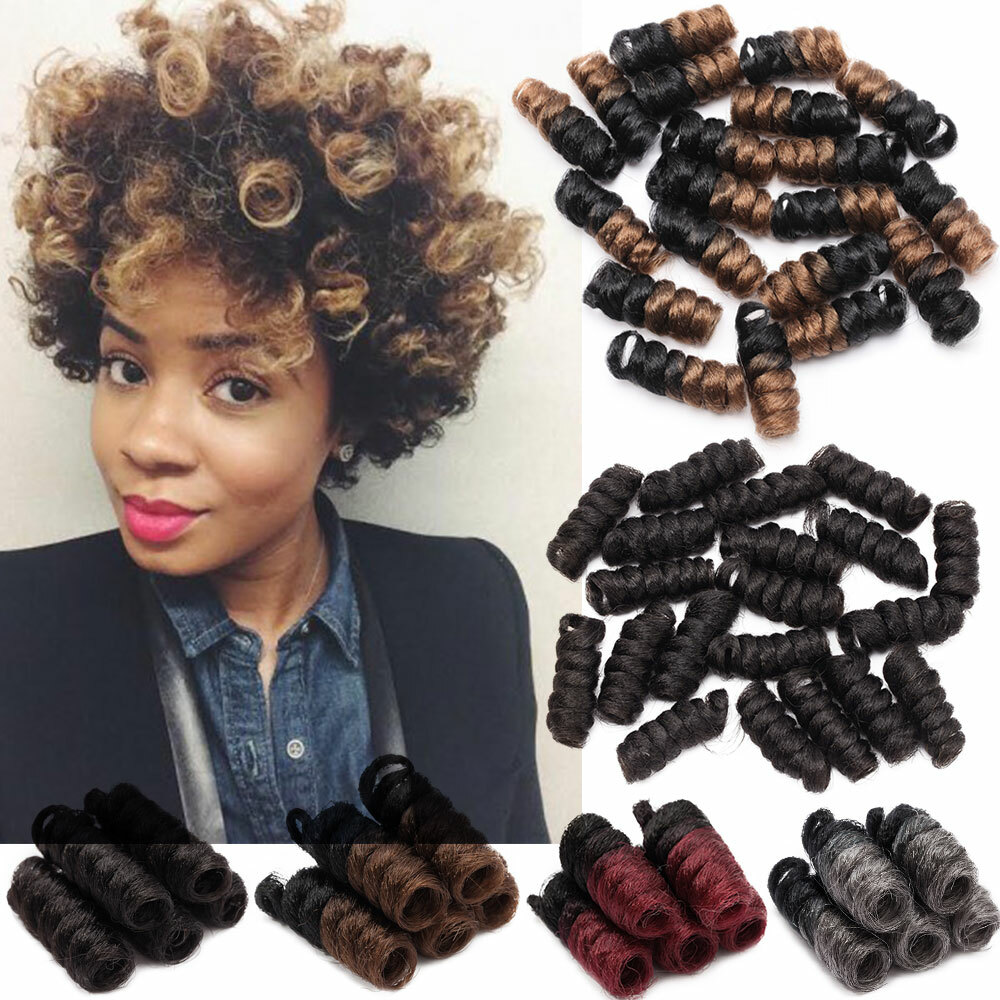 Jamaican Bounce Crochet Braiding Hair Extensions Toni Curls Spring Curly US Hot