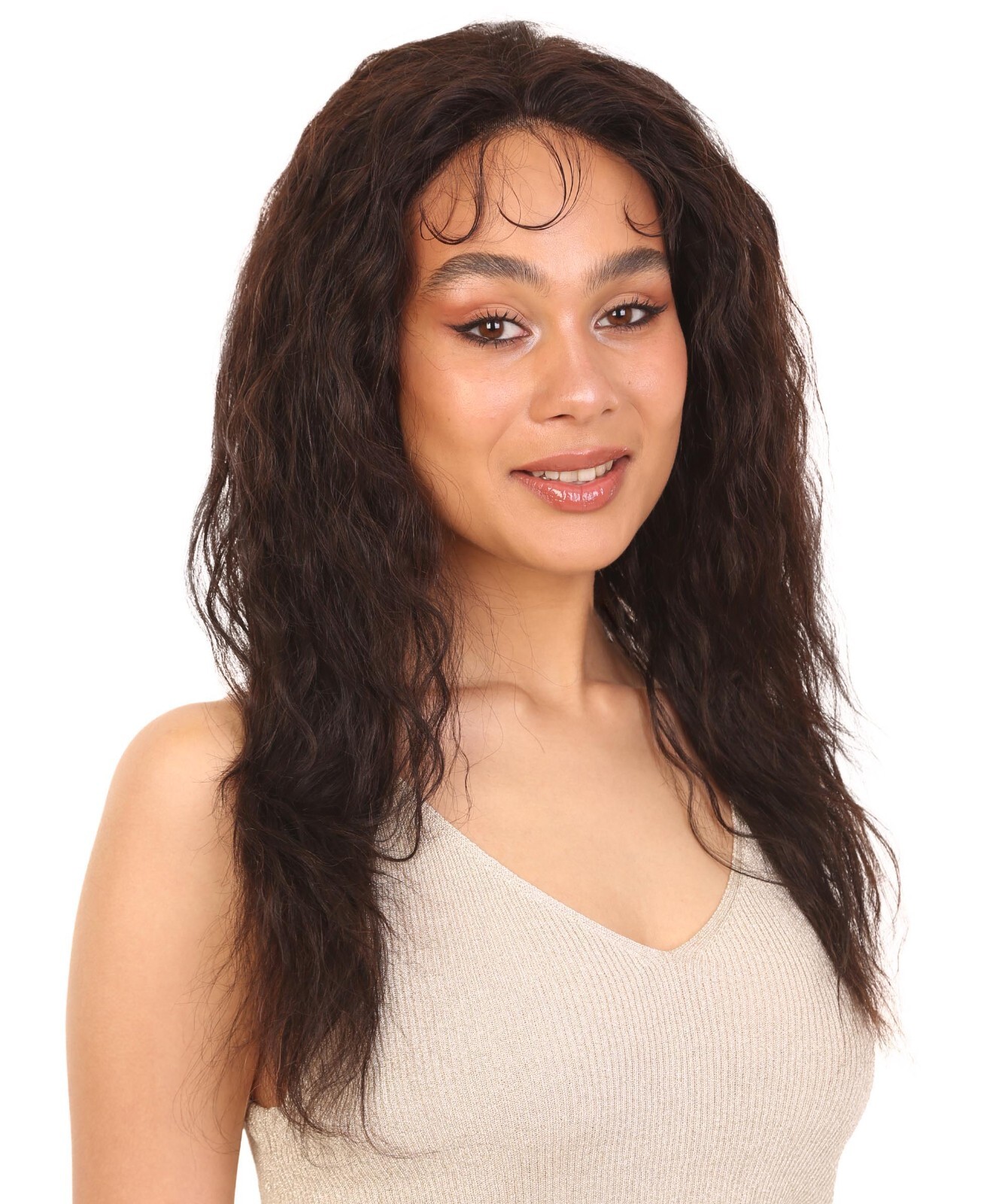 LUXLUXE Bianca 22-inches 100% Human Hair HD Lace Wig, Heat Resistant, BLH-0009