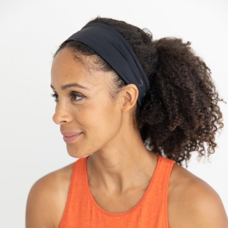 Women’s Fashion Headband for Natural, Curly Hair | No 1 Count (Pack of 1) Black