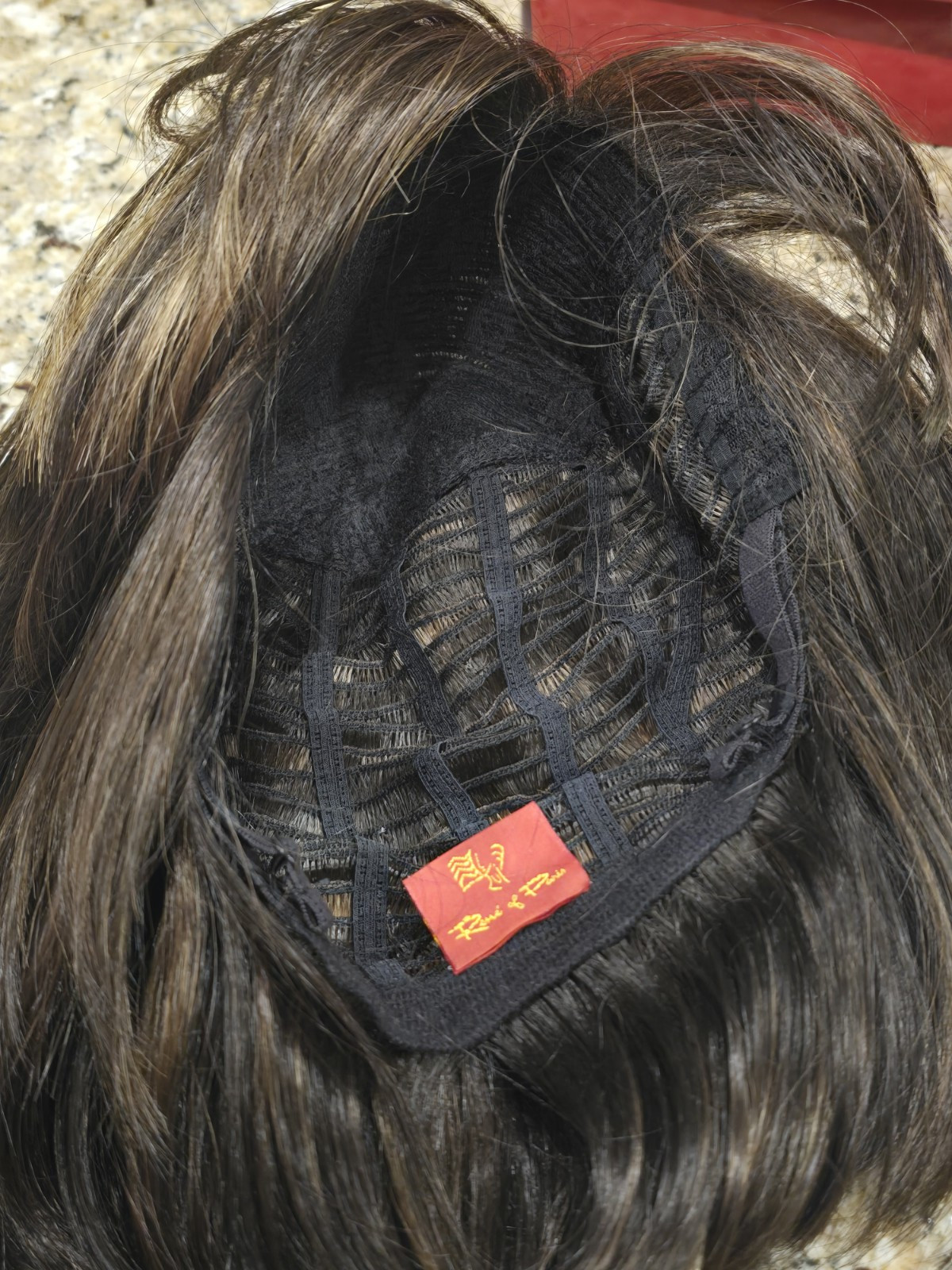 Rene of Paris Audrey Wig Ginger Brown Marble See Photos