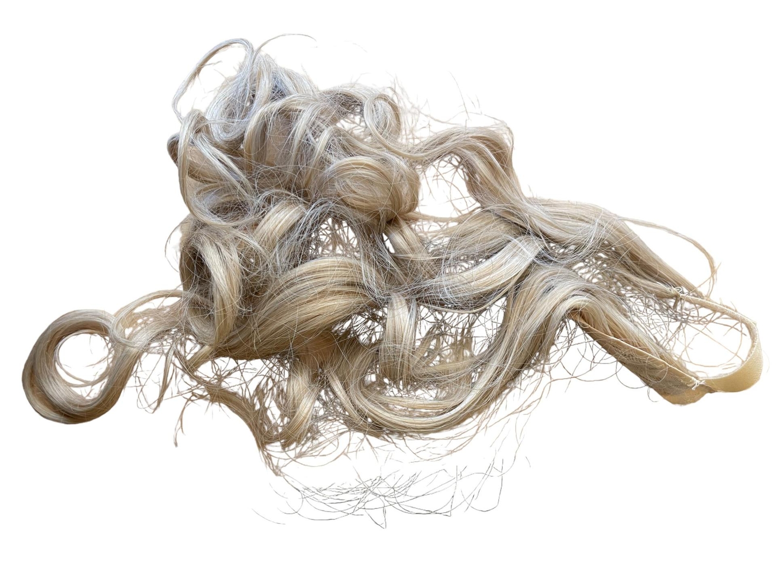 Ponytail Clip-In Extension 16″ Blonde, Full Shine, Straight