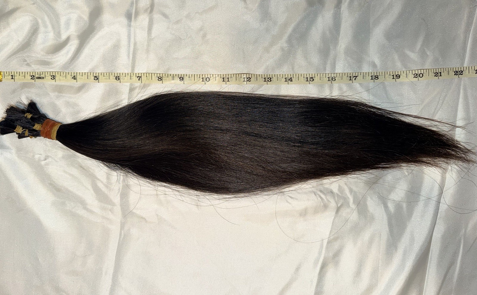 22 Inch, 85g Beautiful Human Hair Cut Ponytail, Fresh From Salon Single Donor. 2