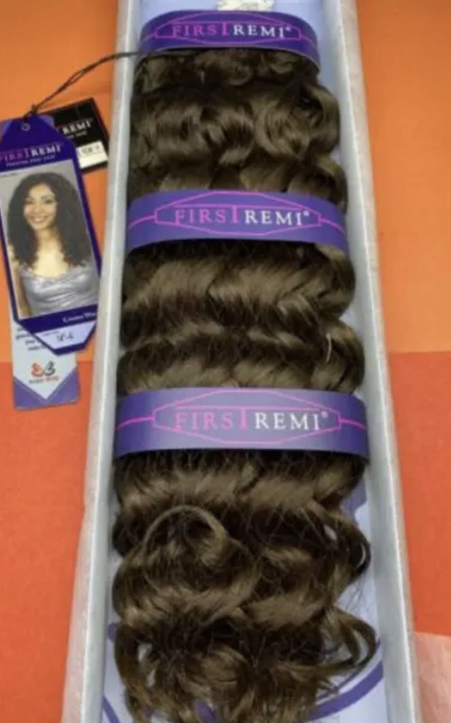 First Remi Premium Remi Hair Classic Wave Remi 14” Color 4