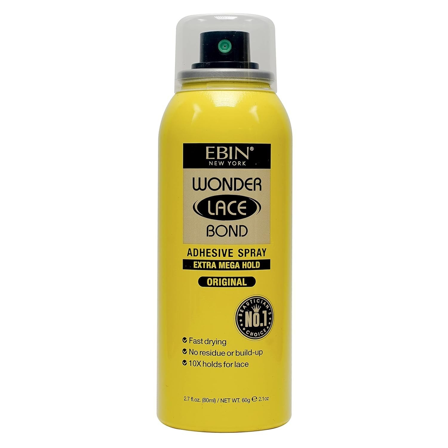 Wonder Lace Bond 2.7oz: Extra Mega Hold Wig Adhesive Spray for All-Day Finish