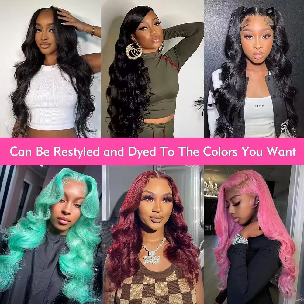13×4 13×6 Lace Front 360 Lace Frontal Wig Human Wigs Women 5×5 Wig 200 Density