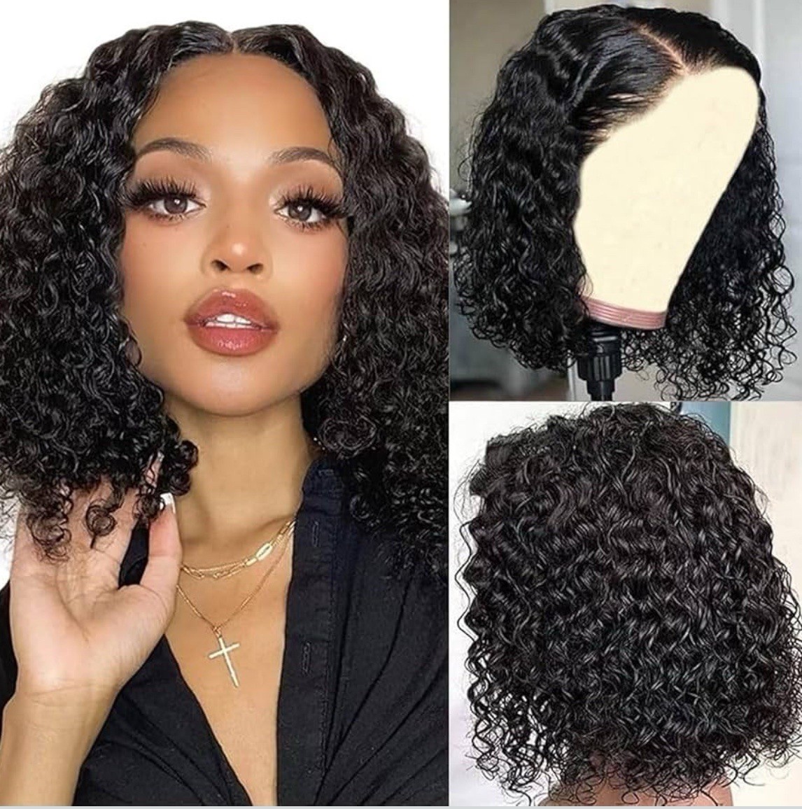 Jerry Curl Human Hair Wig – 13×4 Lace Front – 180% Density – Natural & Full