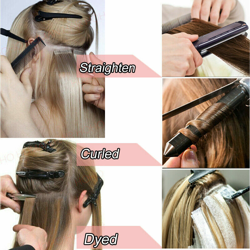 Seamless Tape In Human Hair Extensions Skin Weft Thick Hair Full Head20-40-60Pcs