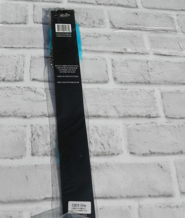 NEW SYNTHETIC FEATHER HAIR EXTENSION (MULTI-COLOR) 15″ LONG #16