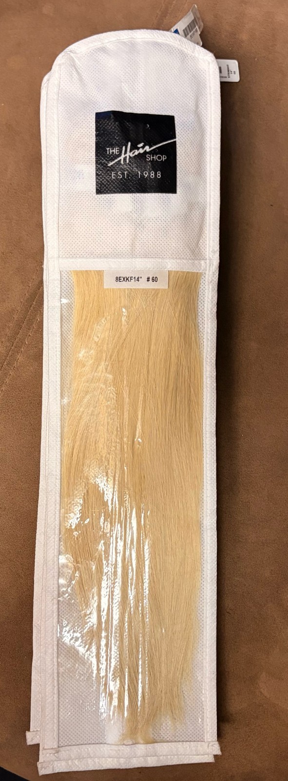 The Hair Shop Icy Platinum Blond 14 Inch Extensions