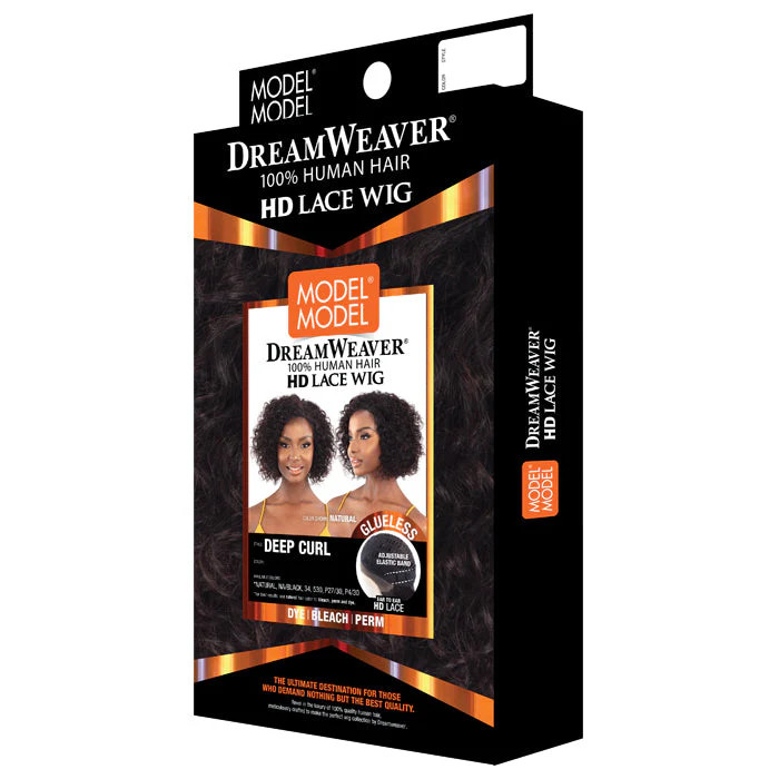 Model Model Dream Weaver Glueless 100% Human Hair HD Lace Front Wig – DEEP CURL