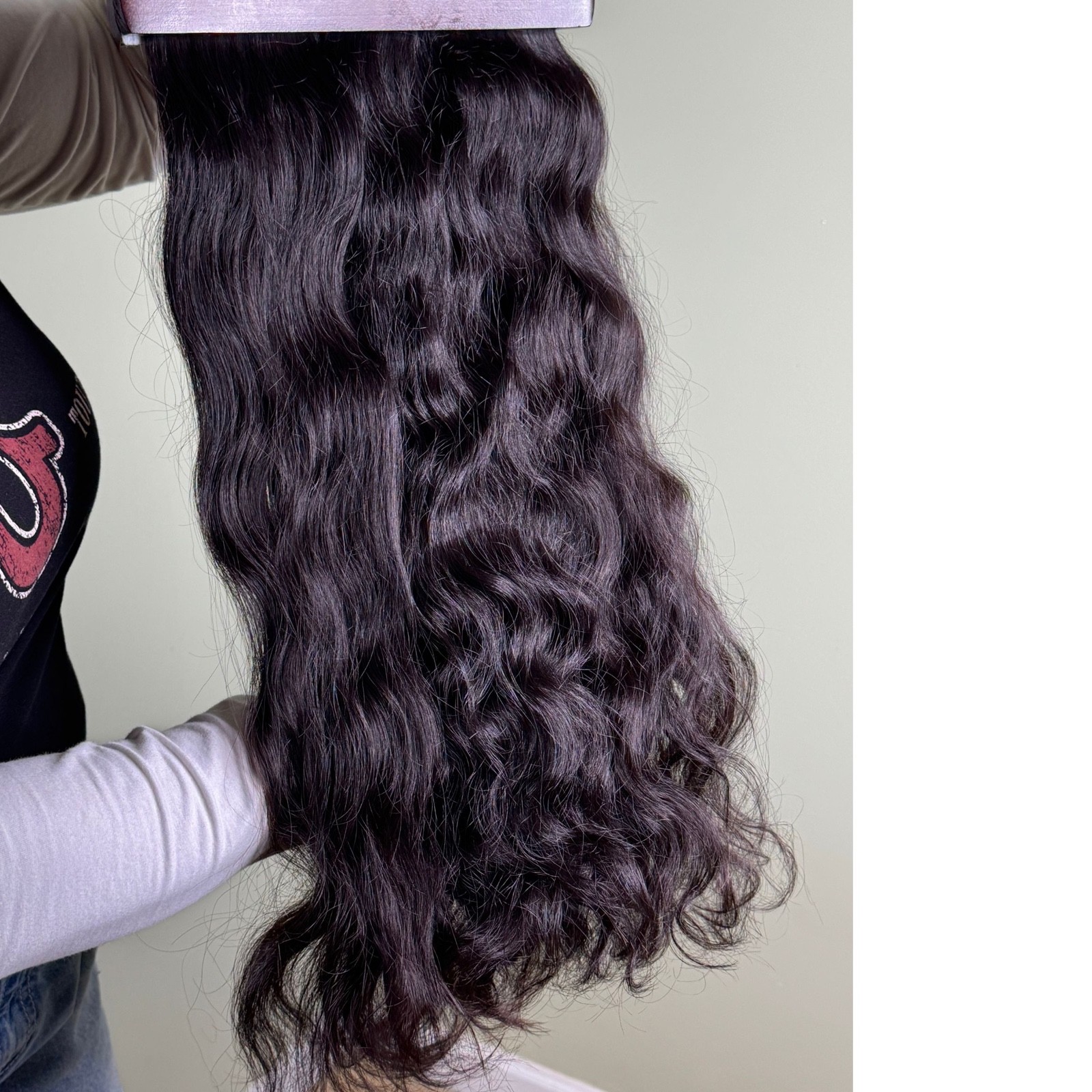 Raw Indian Human Hair Bundles Virgin Unprocessed Weave Extension