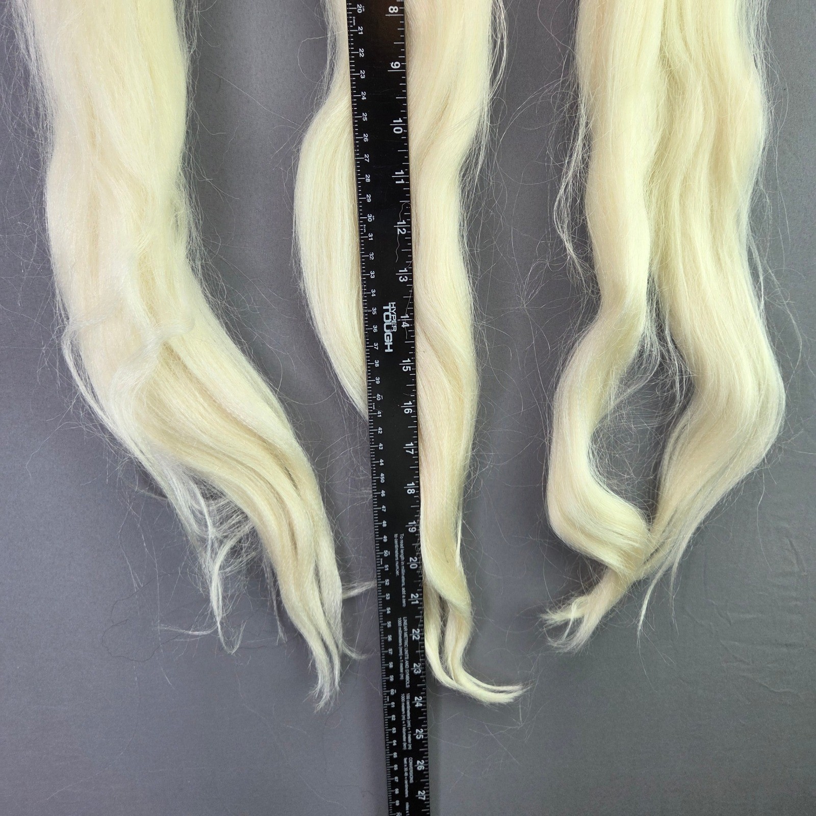 Spetra Braiding Hair Extensions Wavy 25in Platinum Blonde 3 Bundles DIY Y2K