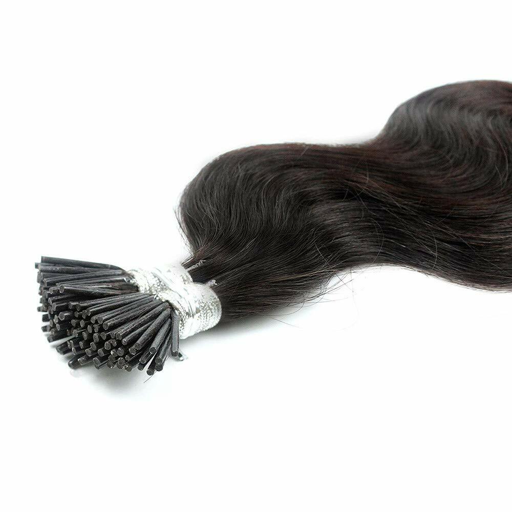 30inch Long Body Wave I Tip Human Hair Extension Brazilian Stick I Tip Hair 100g