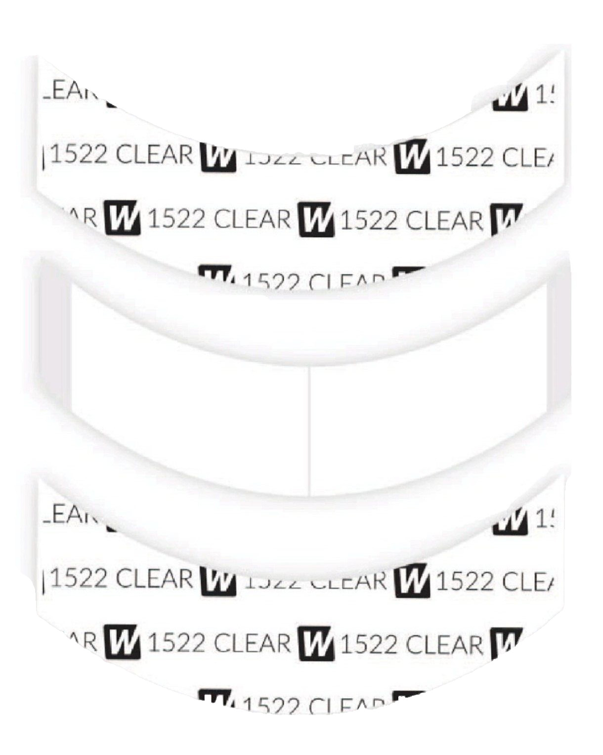 WALKER 3M 1522 ADHESIVE HAIRPIECE TAPE 108 PC CC CONTOUR,TOUPEE,POLY WIG SYSTEM.