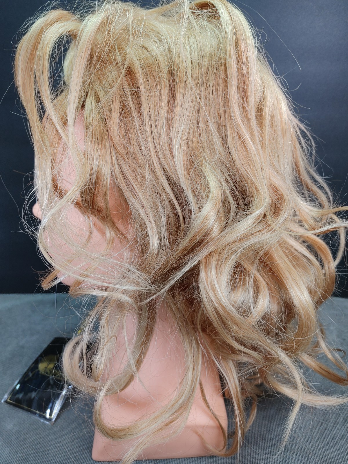 Aspen Human Hair Wig Mono Top Hand Tied Wavy Golden Blonde – New-Needs TLC