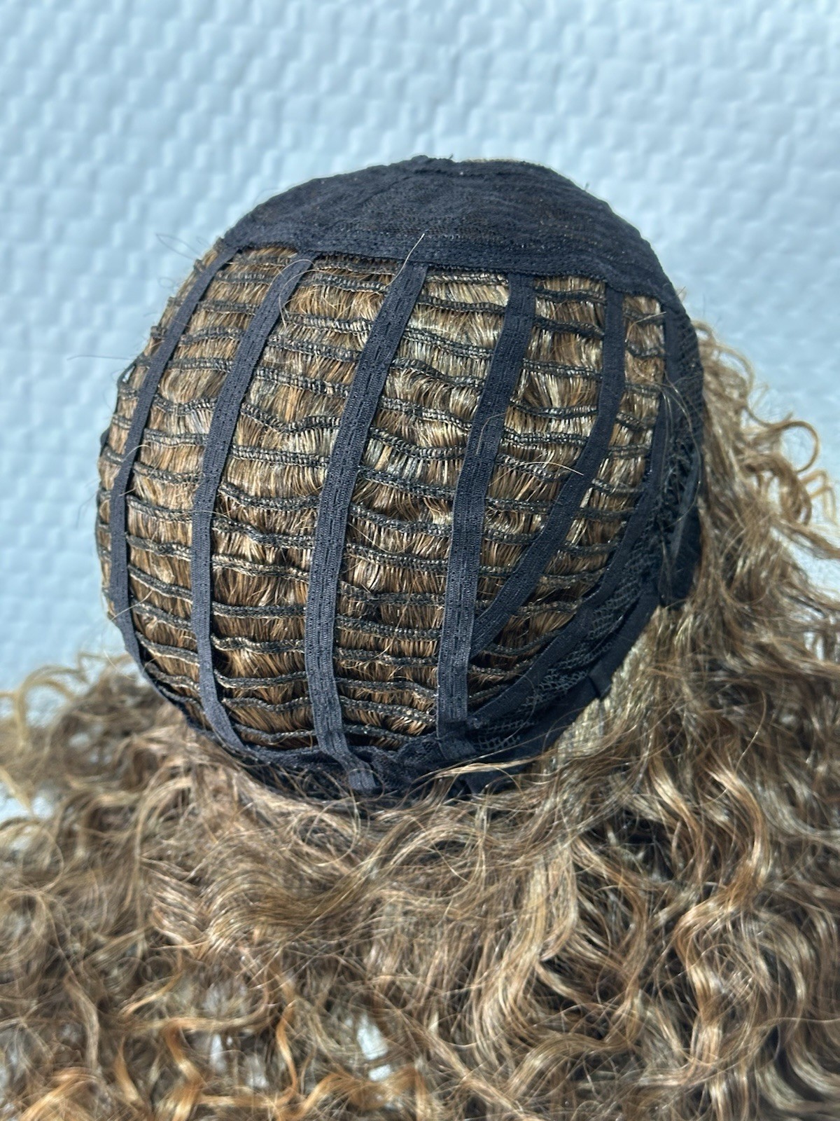 Frodio Natural Curly Human Hair Blend Ready To Wear Half Wig