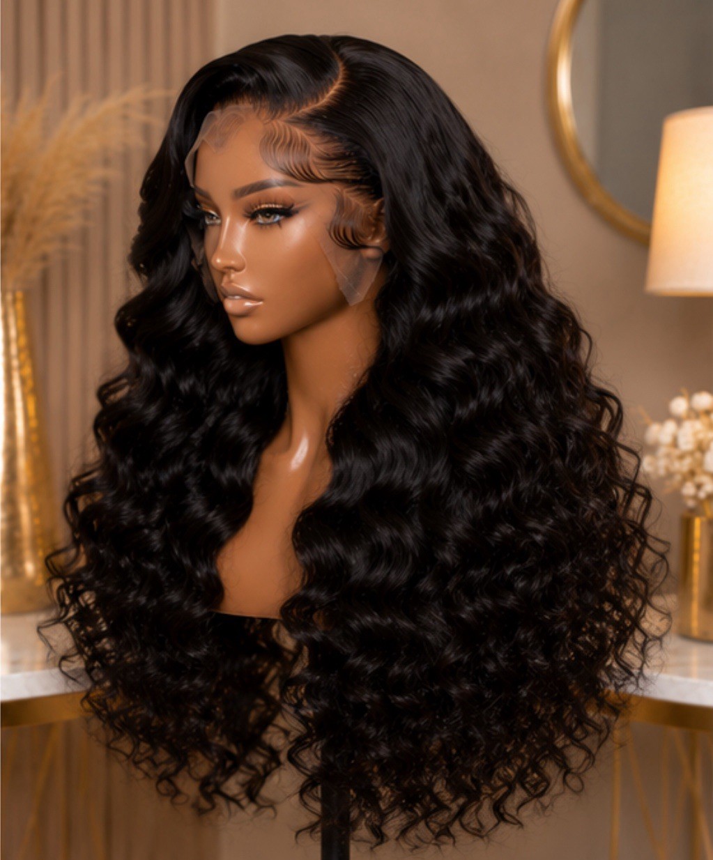 👑 “HD Lace Body Wave Wig – Natural Look & Big Volume” 👑