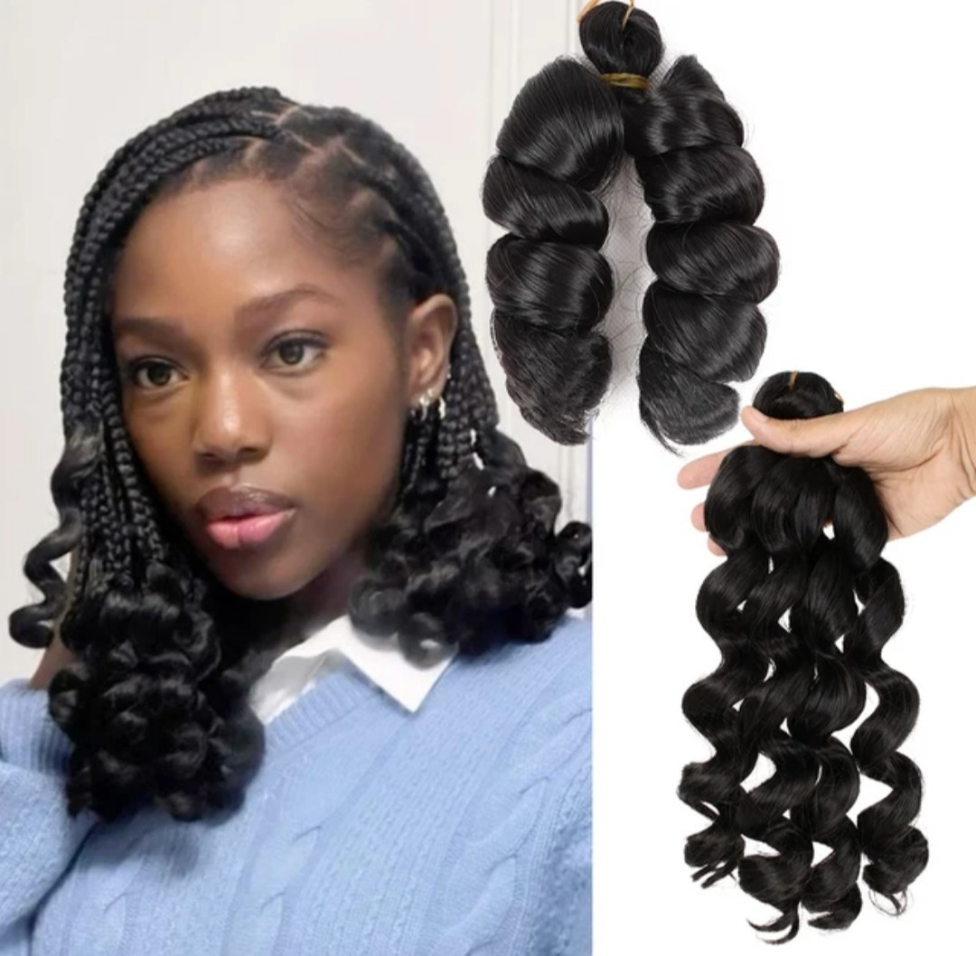 5 Packs 12 Inches Viral French Curl, 150 Grams/pack.5 Packs For a Complete Head