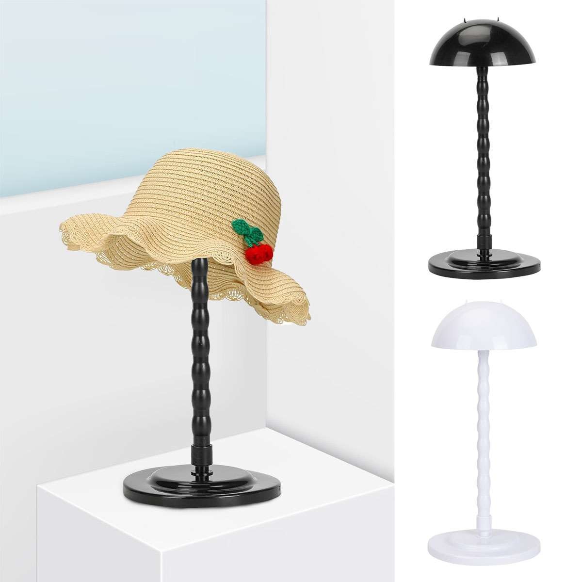 Wig Stand Plastic Hat Display Wig Head Holders Mannequin Head Stand Portable