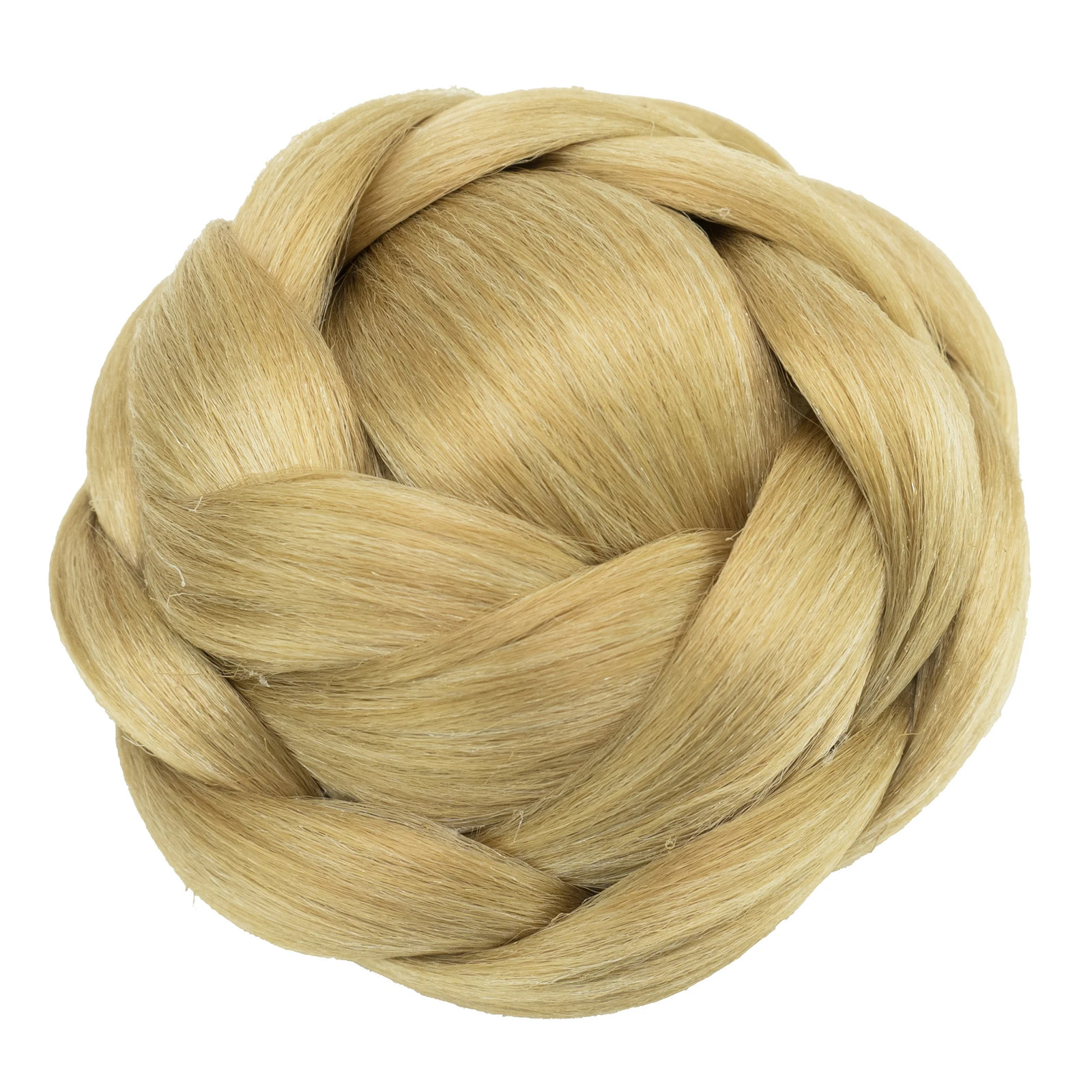 Fake Synthetic Hair Chignon Blonde Bun Wig Updo Donut Hair Pieces For Dropship