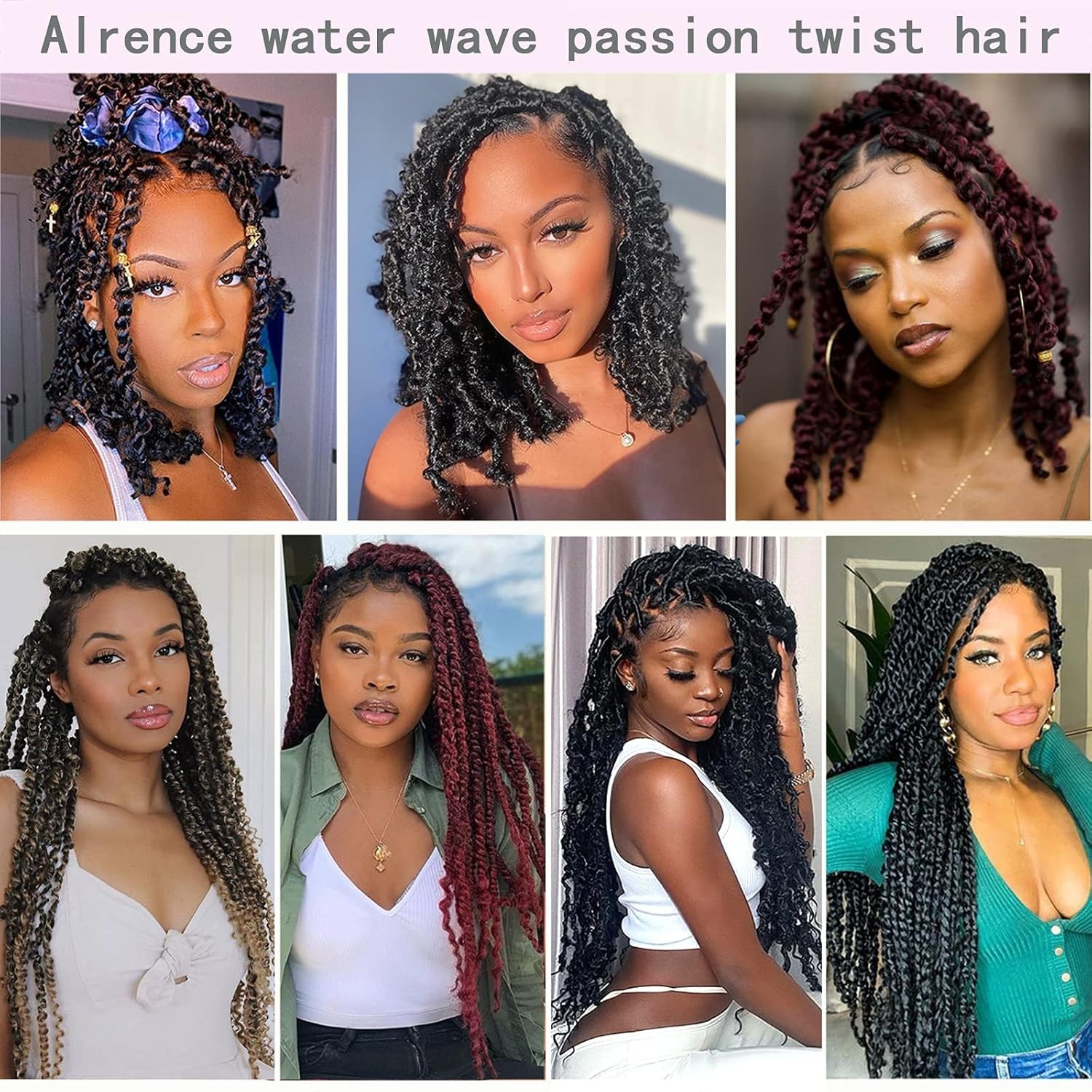 Bohemian Spring Twist Hair 18 Inch Synthetic Water Wave Crochet