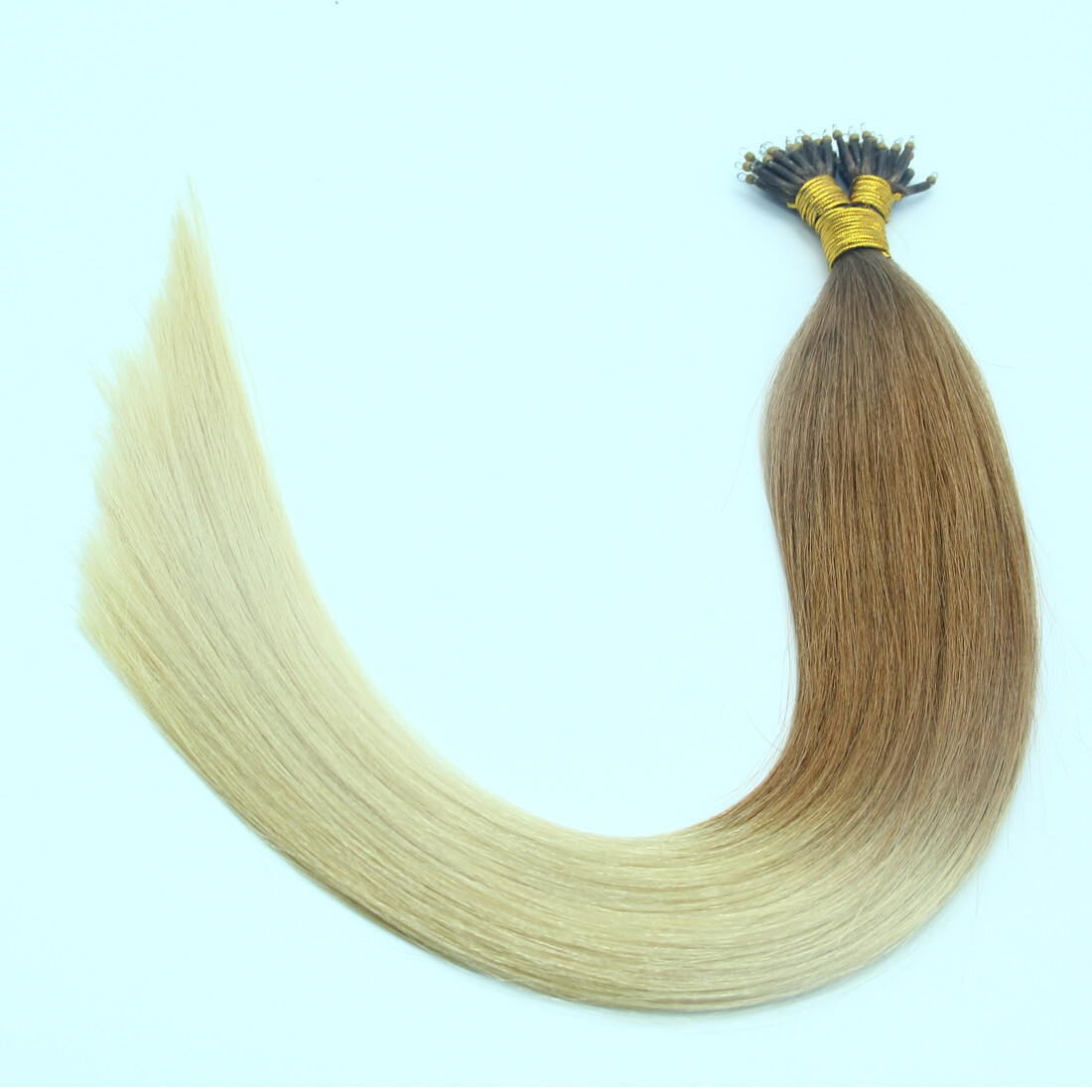 Nano Ring Tip Hair Extensions Micro Beads Link Remy Human Hair Balayage Thick 1g