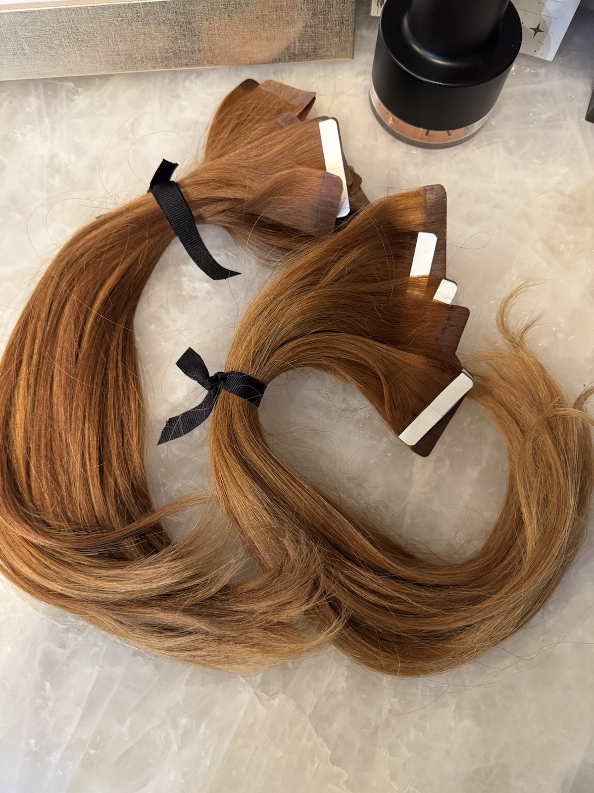 25 BELLAMI Tape-in Extensions, Red, 13 -14 inches plus extras