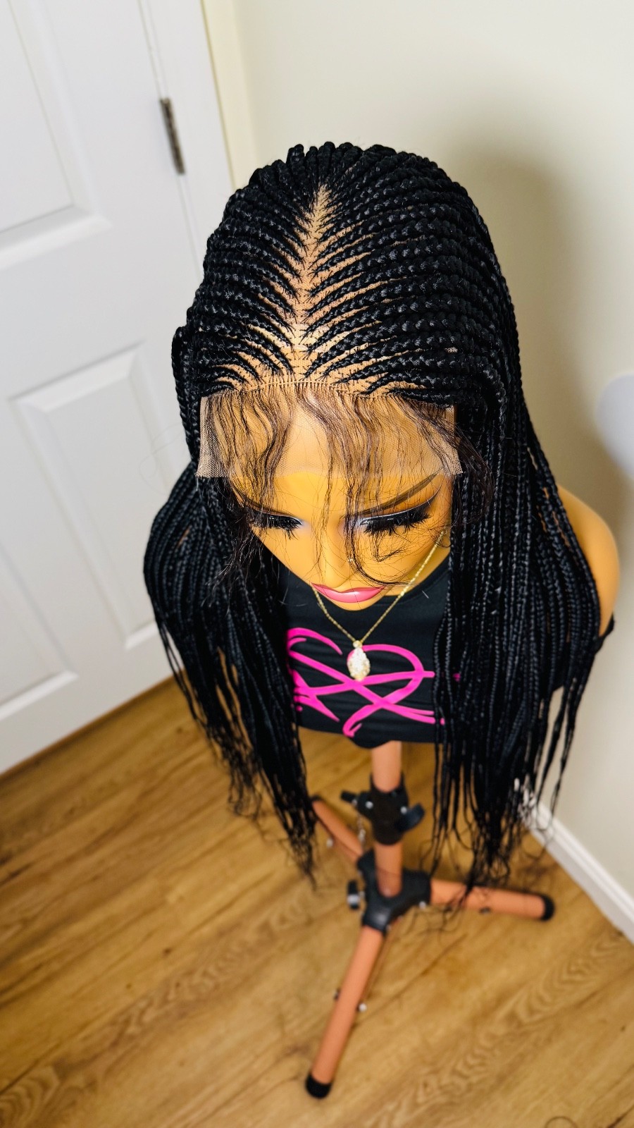 braided wig closure Easy Wear Ready To Ship